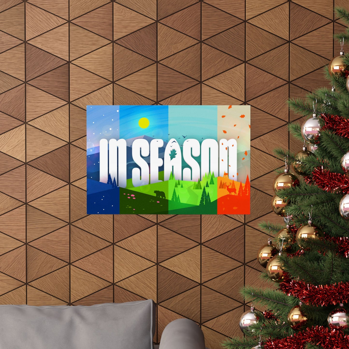 Poster | V | In Season Elementary Series Graphic | Horizontal