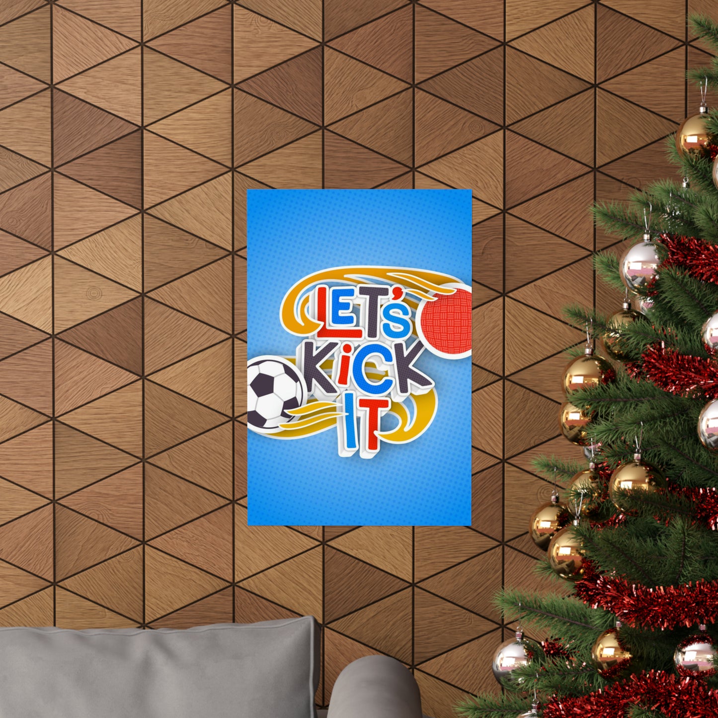 Poster I V7 I Let's Kick It Event Graphic I Vertical