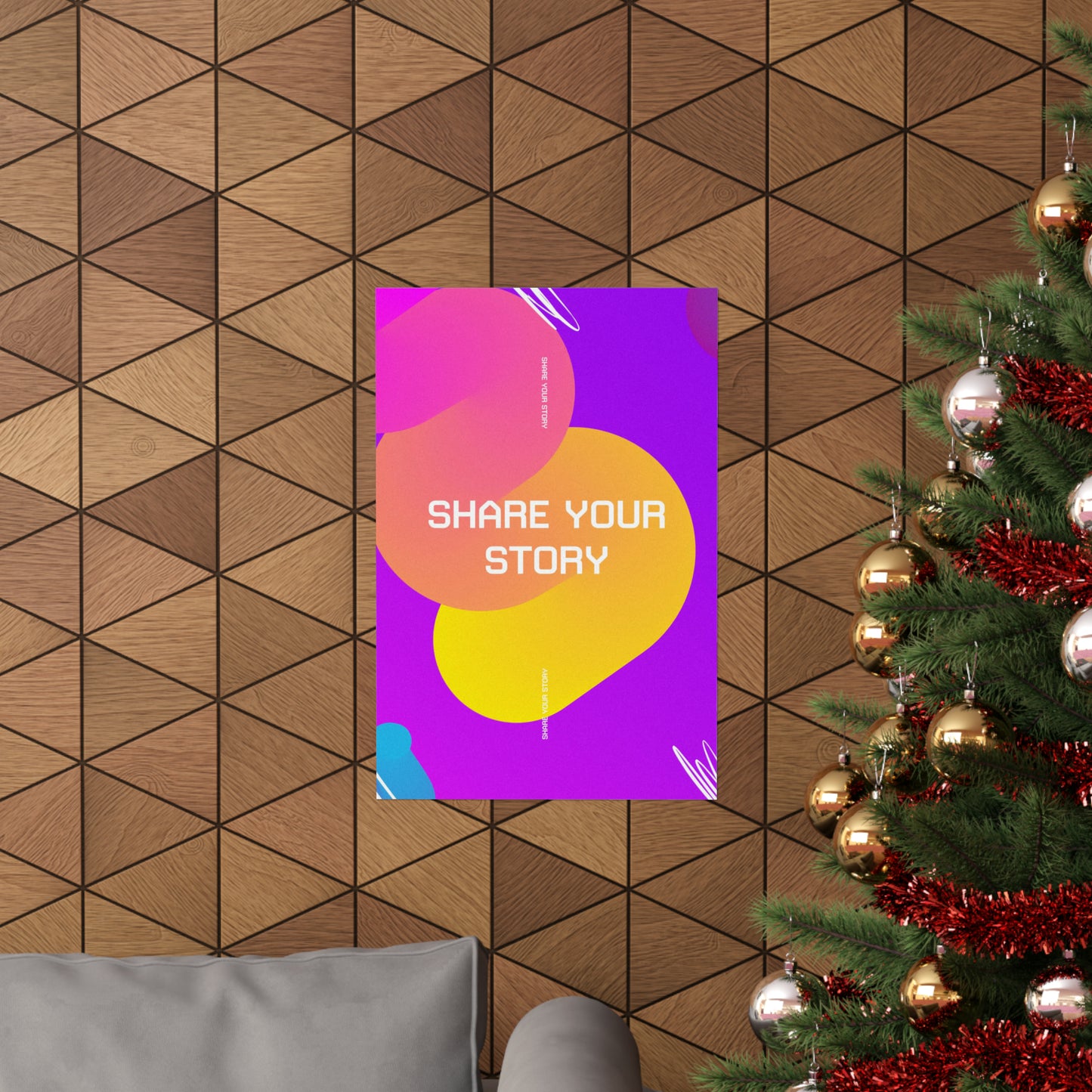 Poster I V6 I Share Your Story Kids Discipleship Graphic I Vertical