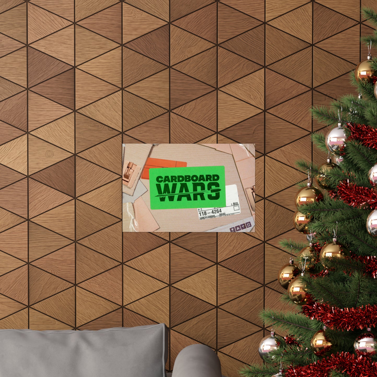 Poster I V6 I Cardboard Wars Event Graphic I Horizontal