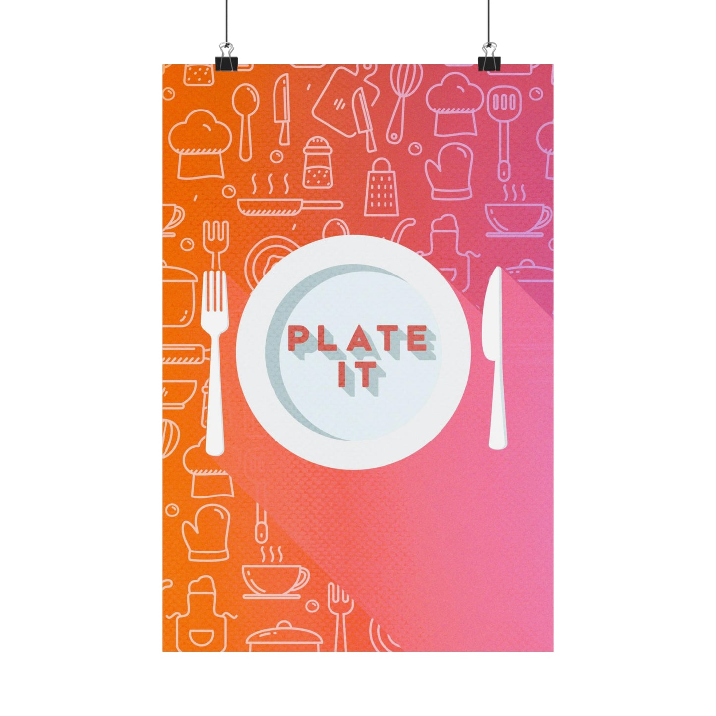 Poster I V5 I Plate It Series Graphic I Horizontal