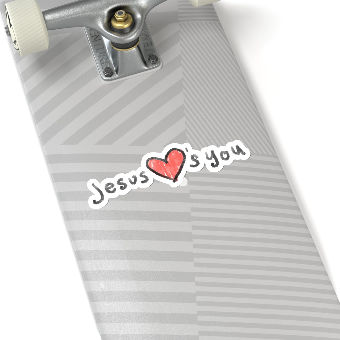 Jesus Loves You Horizontal Sticker