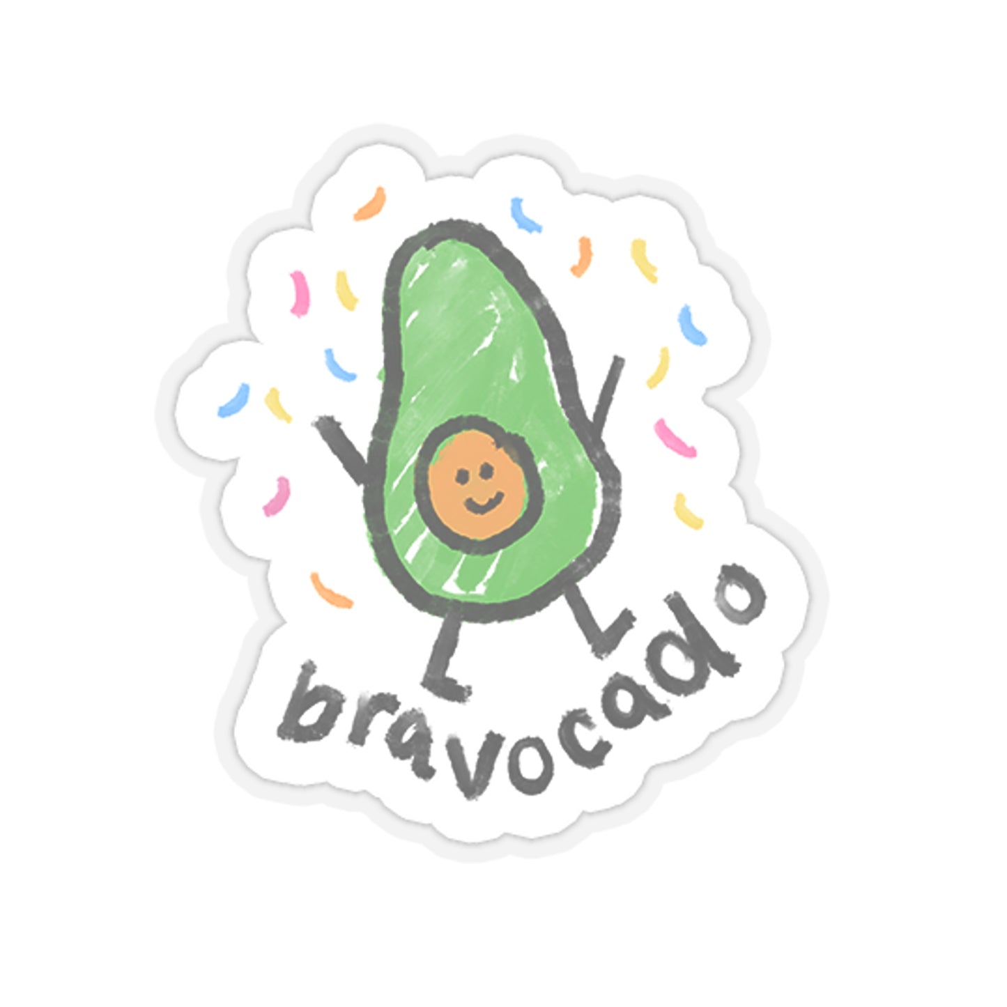 Bravocado Sticker