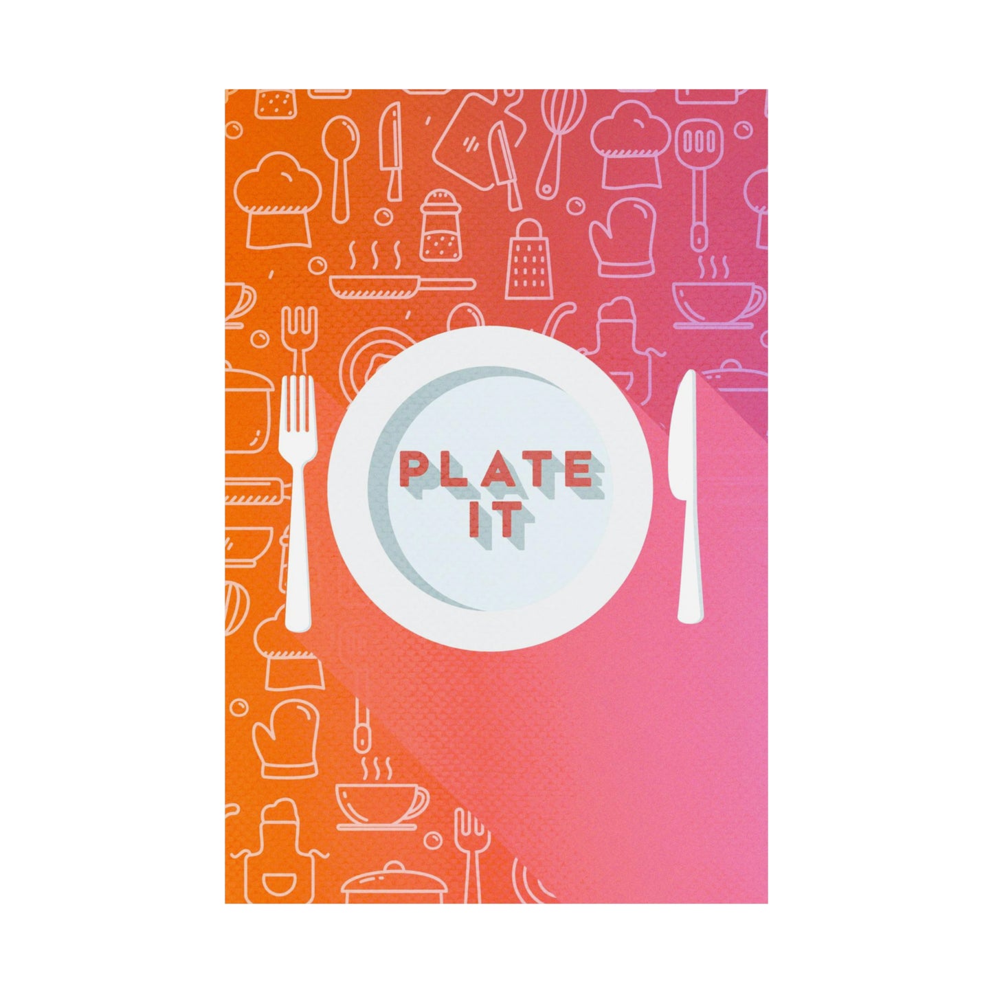 Poster I V5 I Plate It Series Graphic I Horizontal
