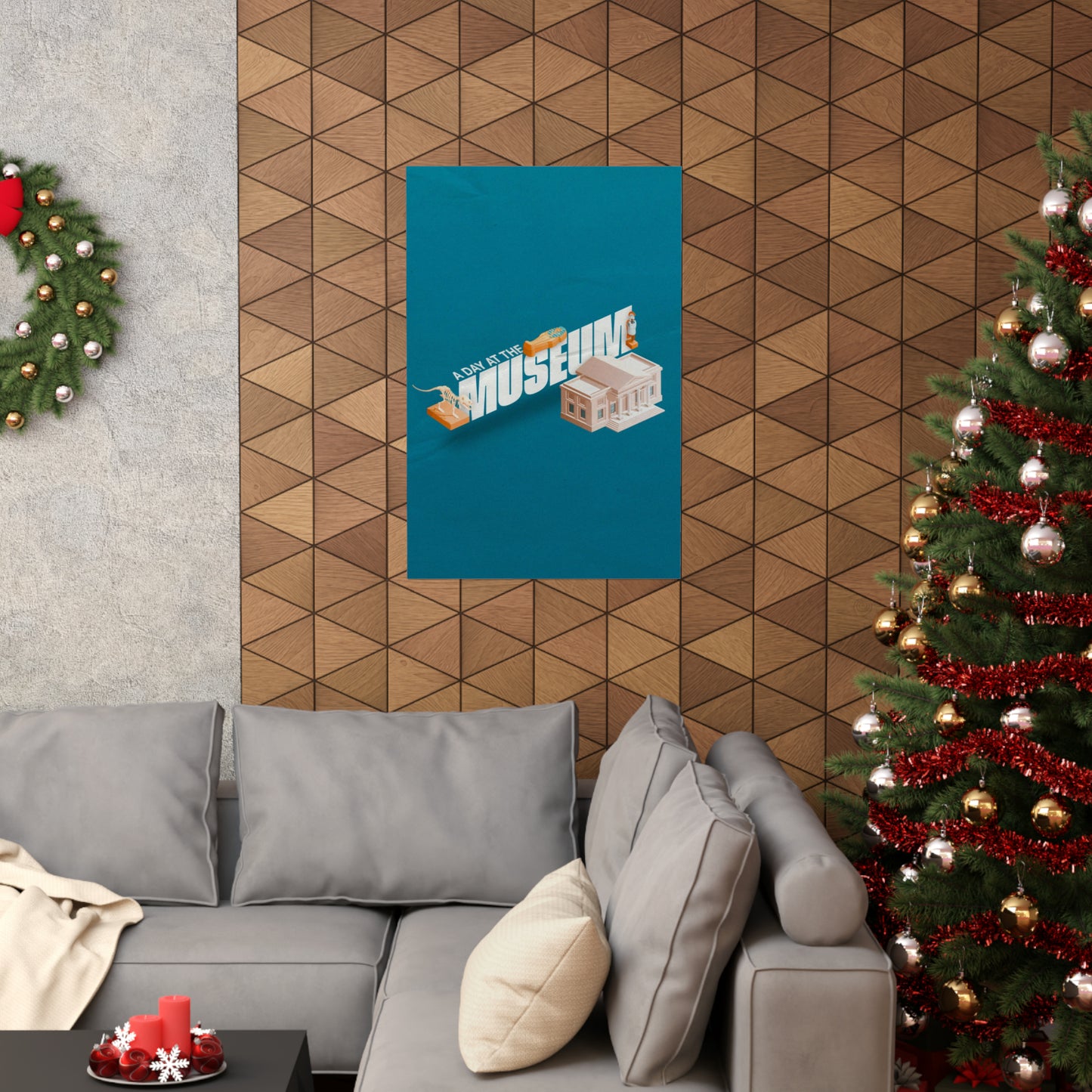 Poster I V5 I A Day At The Museum Series Graphic I Vertical