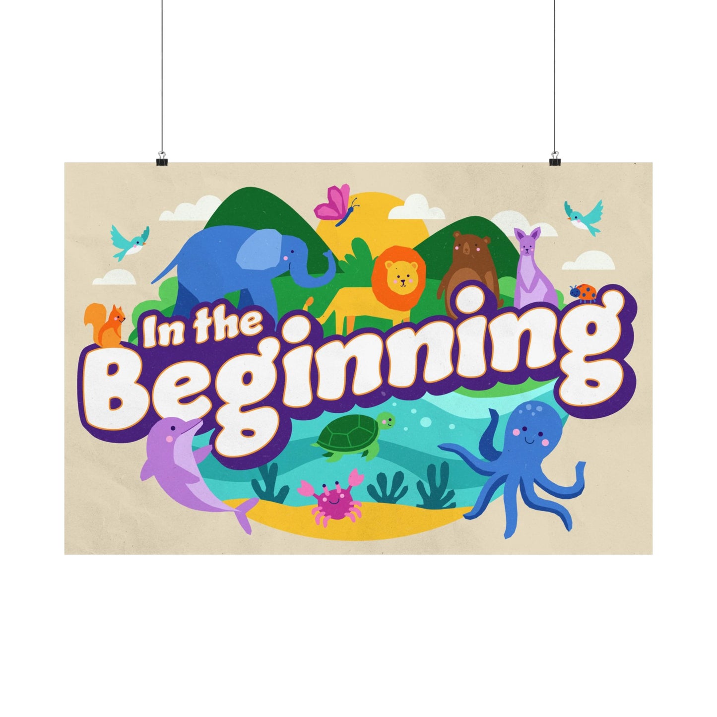 Poster | V9 | In The Beginning Preschool Series Graphic | Horizontal