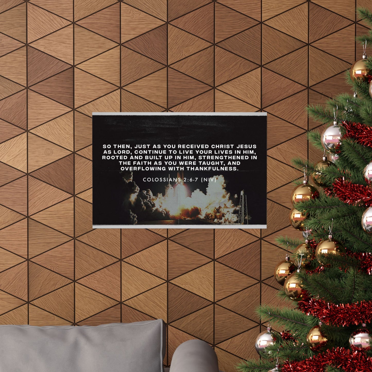 Poster I Lift Off Memory Verse Graphic I Horizontal