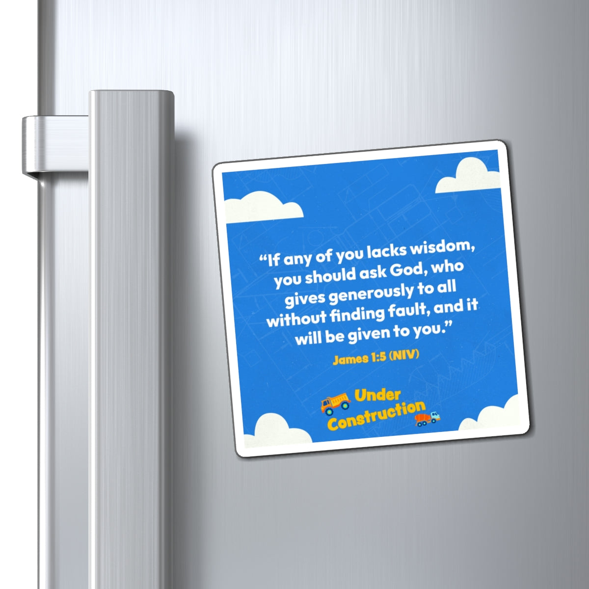 Memory Verse Magnet | V8 | Under Construction Preschool