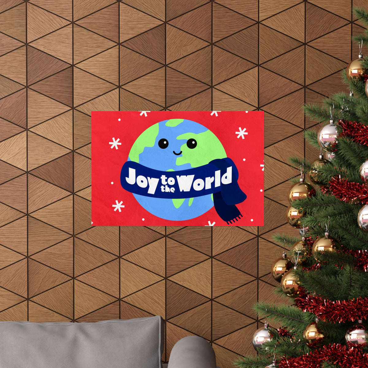 Poster I V5 I Joy To The World Preschool Series Graphic I Horizontal