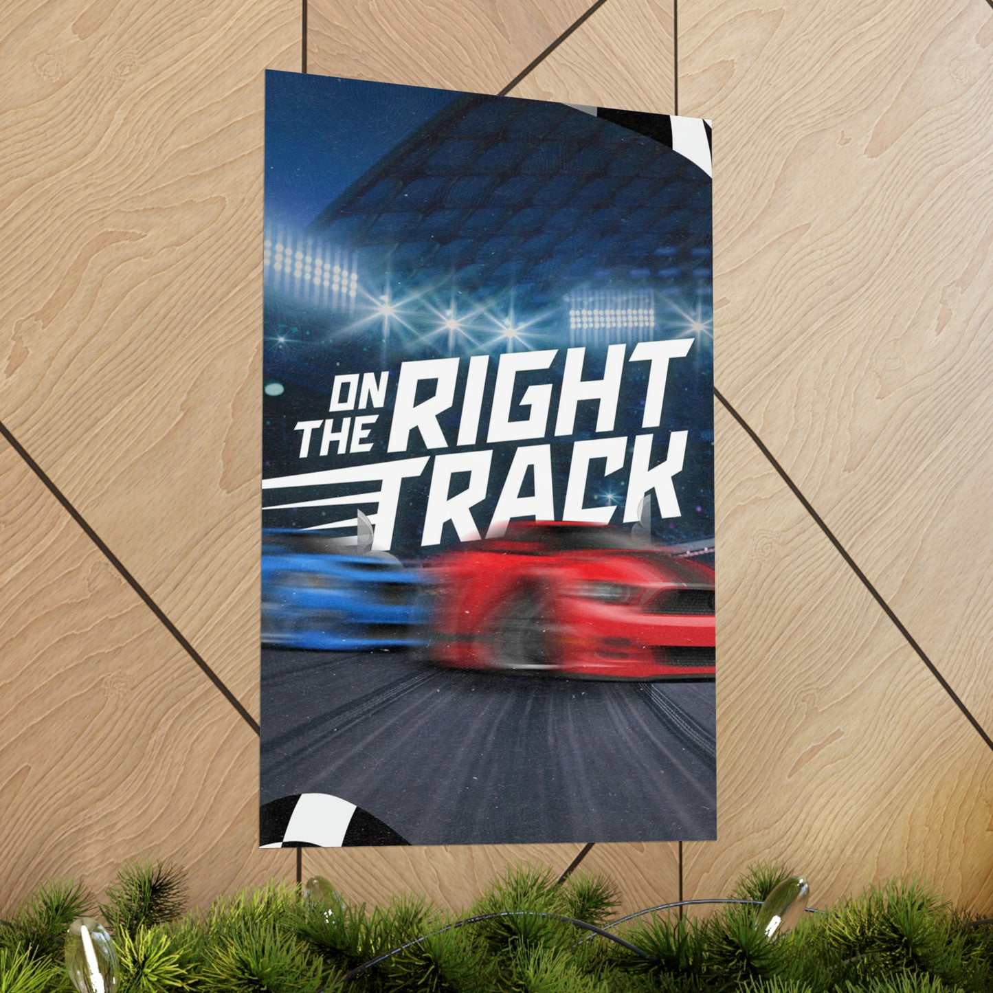 Poster | V7 | On The Right Track Series Graphic | Vertical