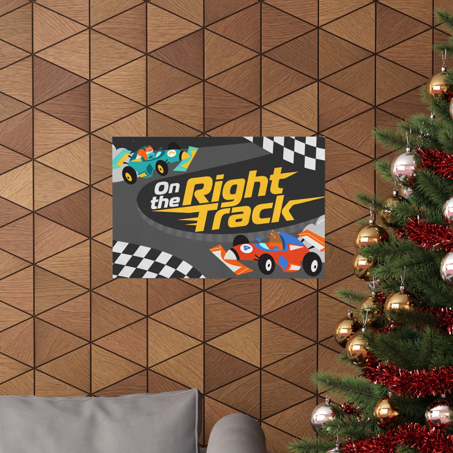 Poster | V7 | On the Right Track Preschool Series Graphic | Horizontal