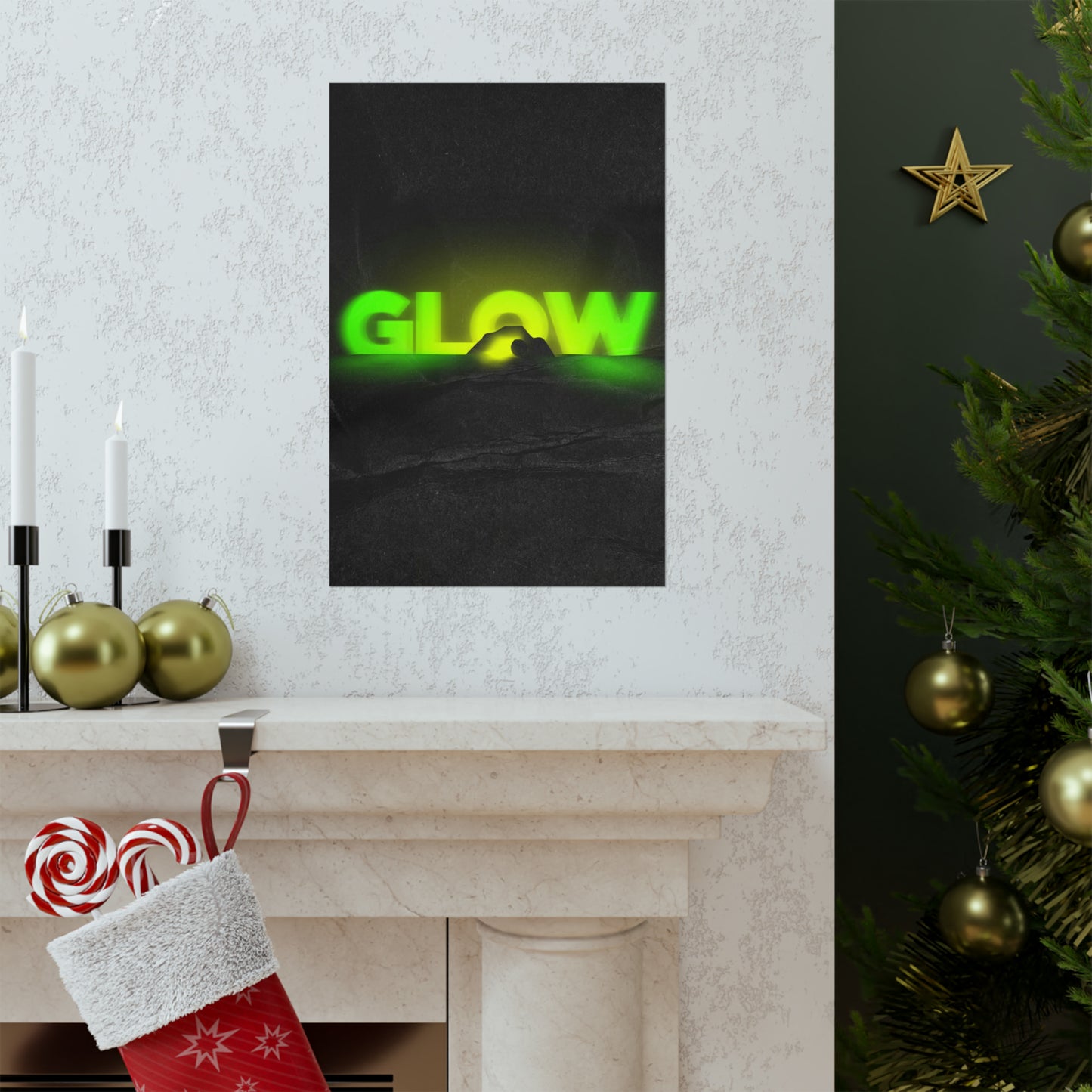 Poster | V7 | Glow Series Graphic | Vertical