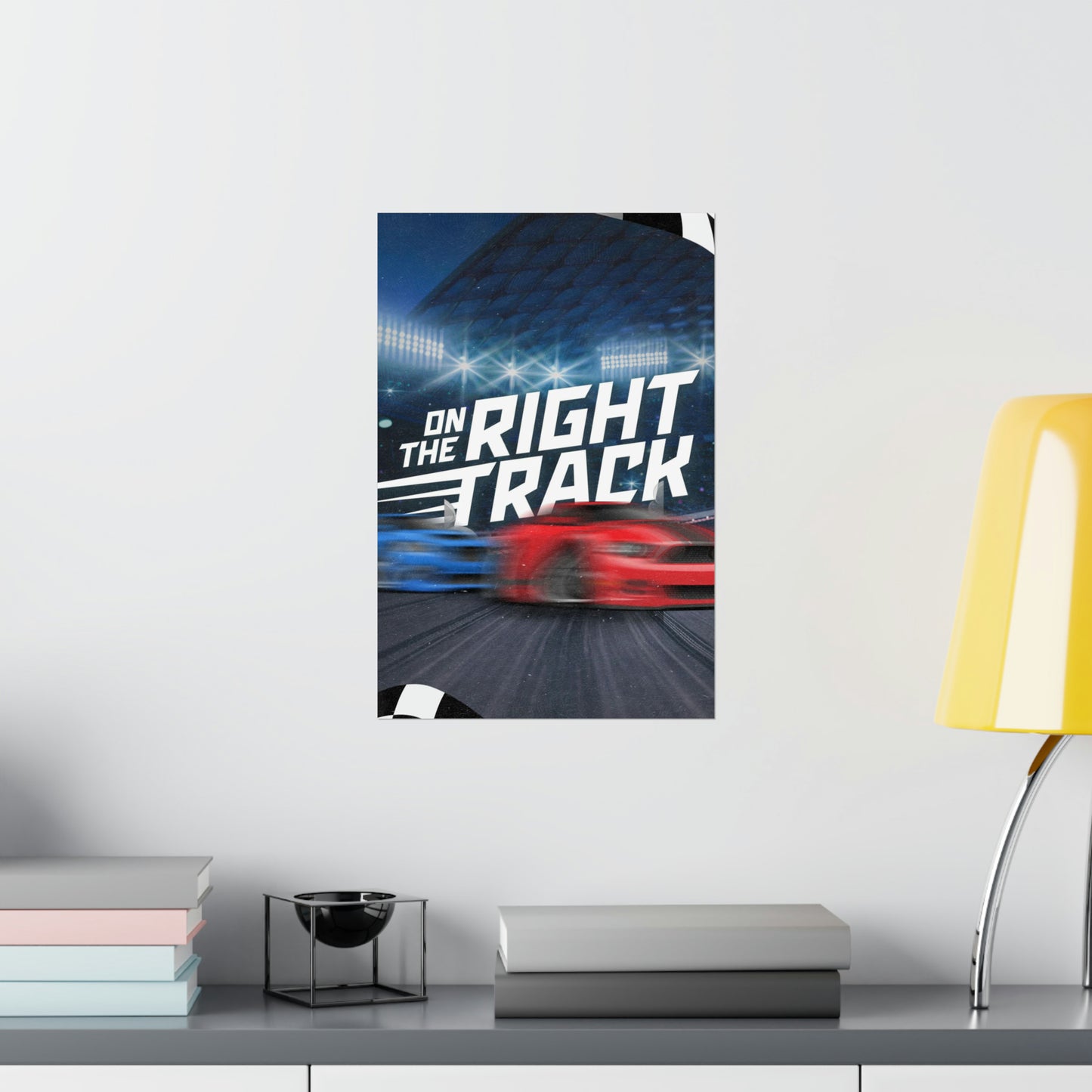 Poster | V7 | On The Right Track Series Graphic | Vertical