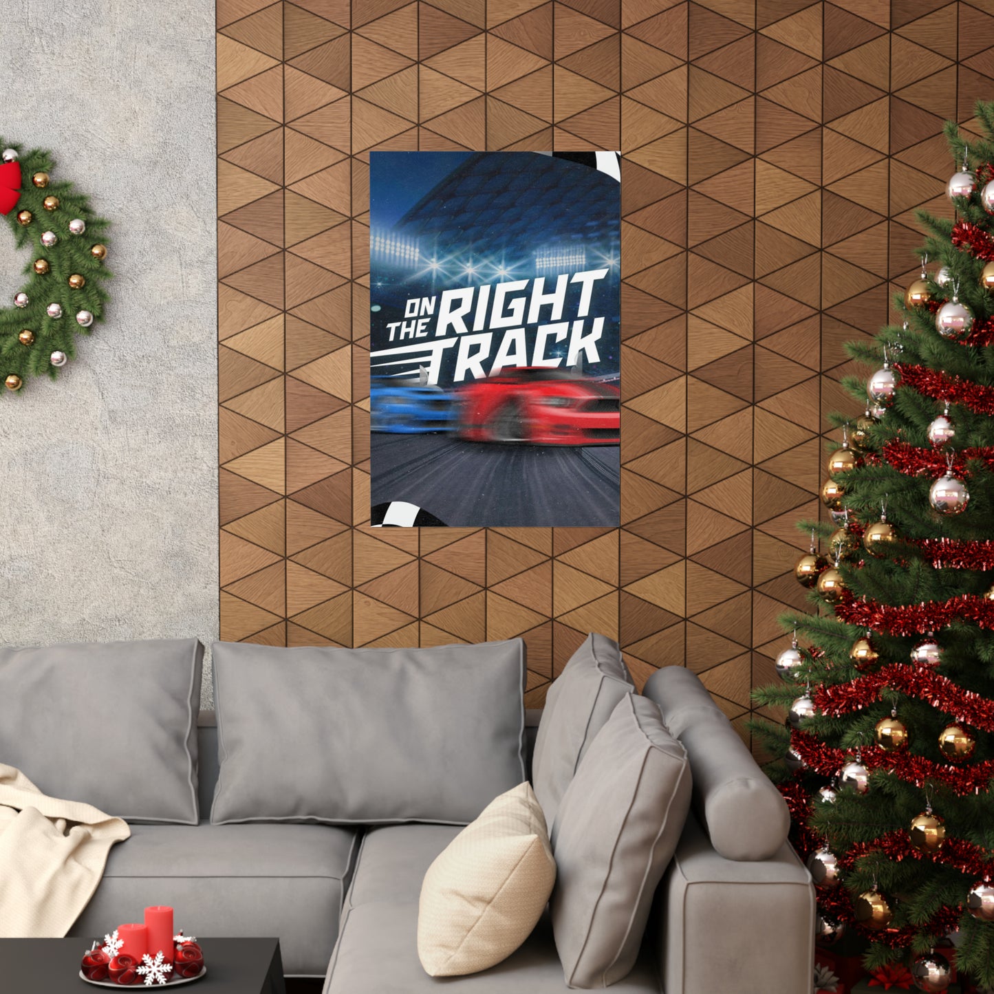 Poster | V7 | On The Right Track Series Graphic | Vertical