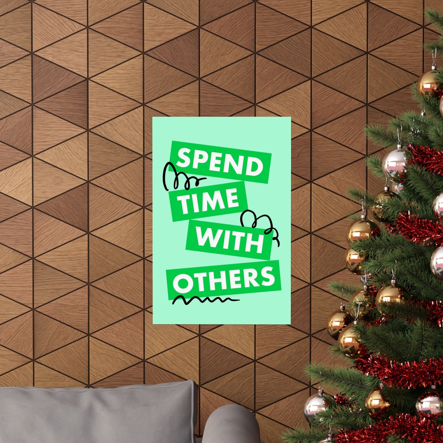 Poster I V8 I Spend Time With Others Discipleship Graphic I Vertical