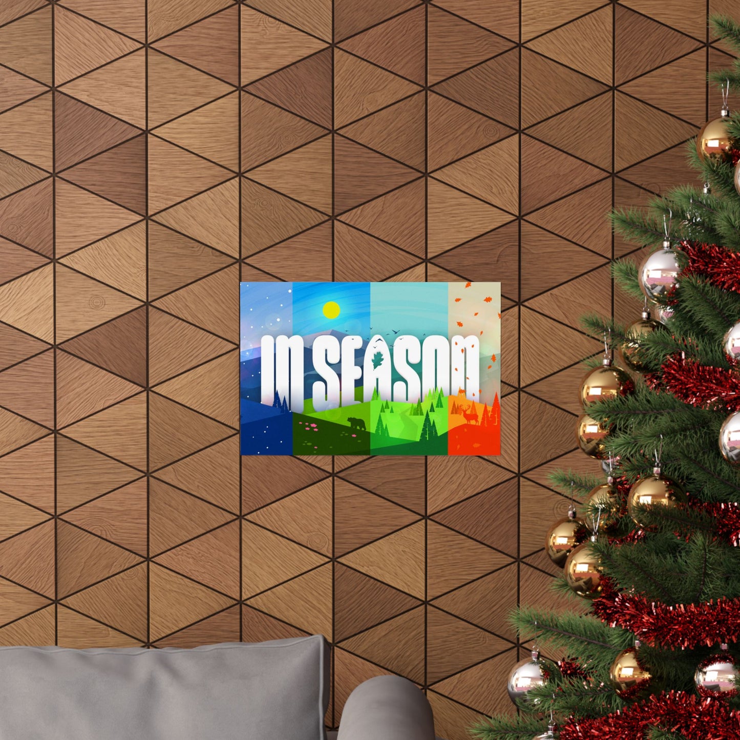 Poster | V | In Season Elementary Series Graphic | Horizontal
