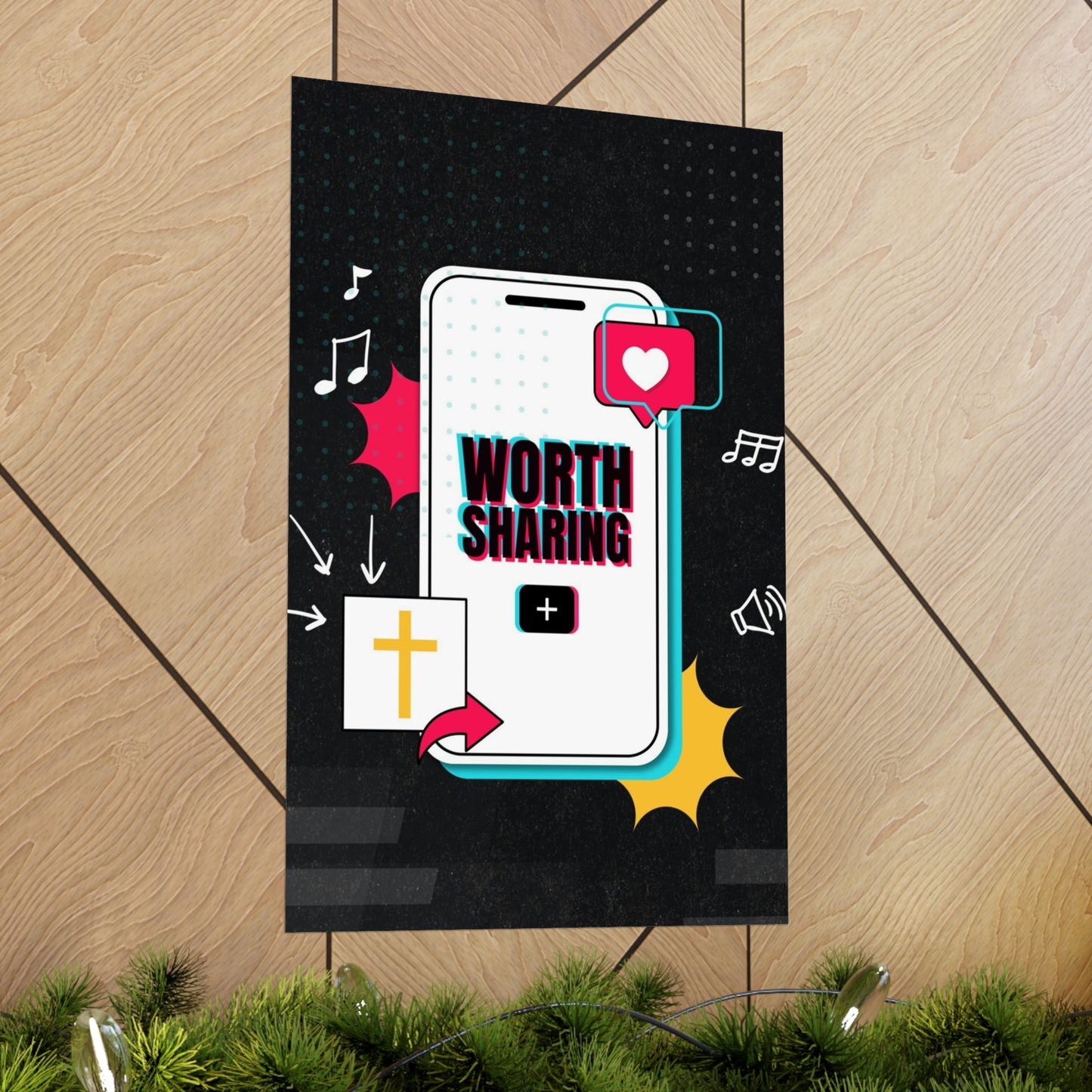 Poster | V7 | Worth Sharing Series Graphic | Vertical