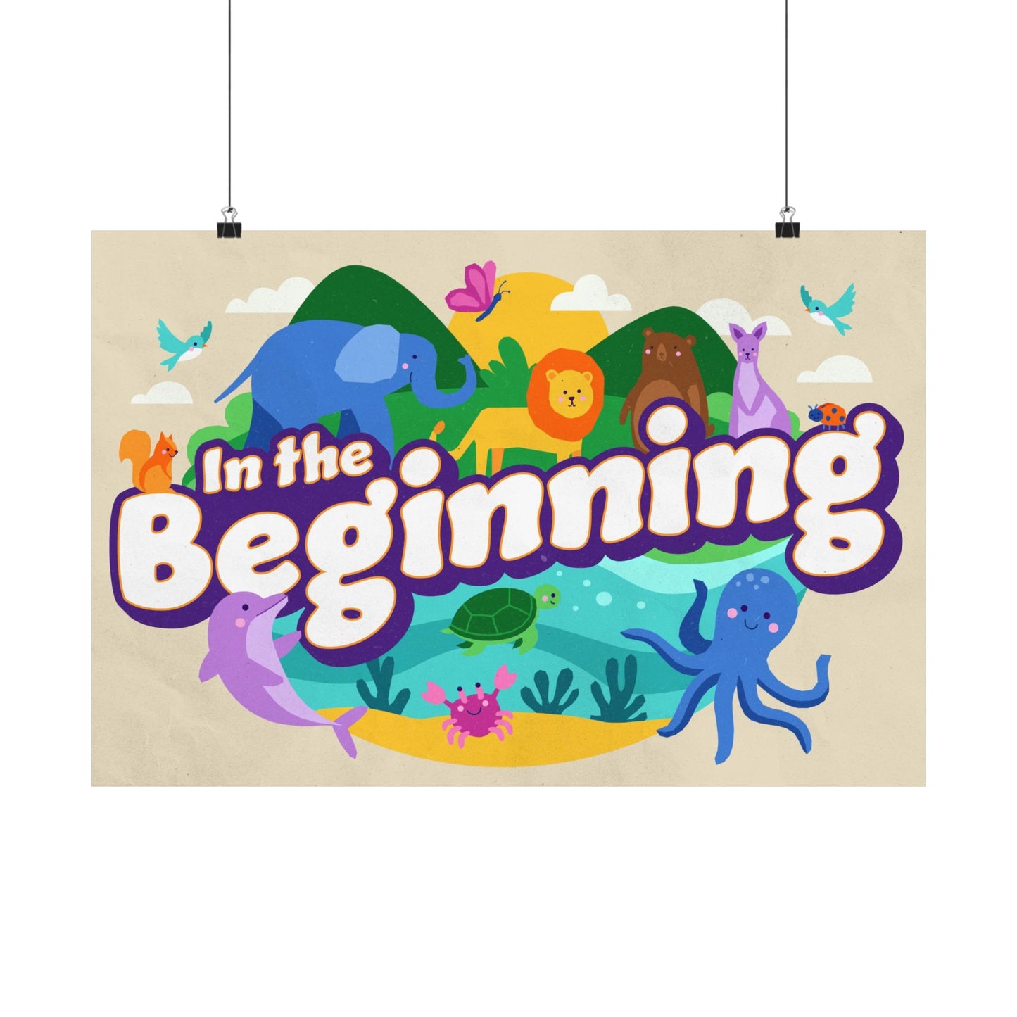 Poster | V9 | In The Beginning Preschool Series Graphic | Horizontal