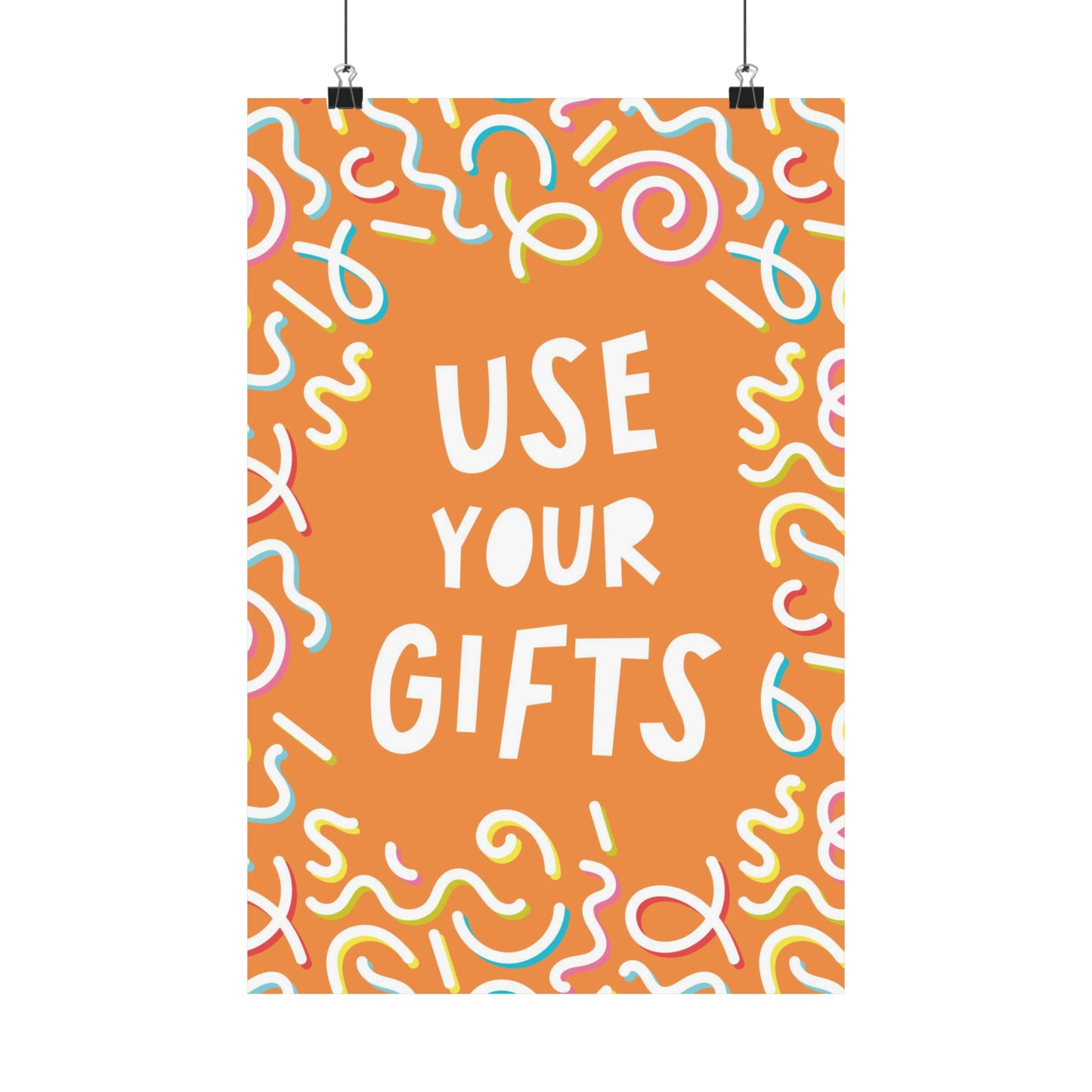 Poster I V7 I Use Your Gifts Discipleship Graphic I Vertical