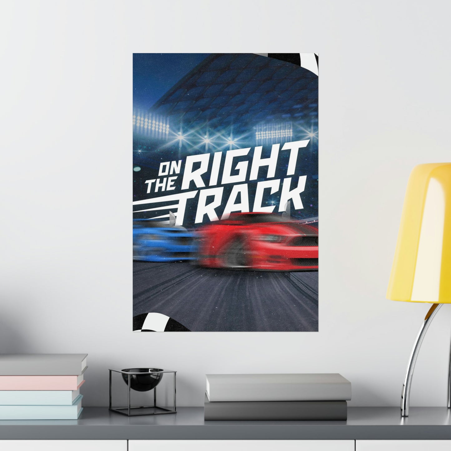 Poster | V7 | On The Right Track Series Graphic | Vertical