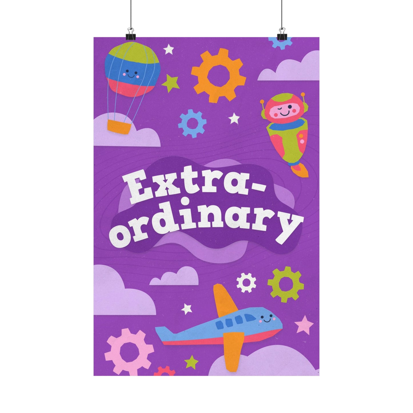 Poster | V9 | Extra-Ordinary Preschool Series Graphic | Vertical
