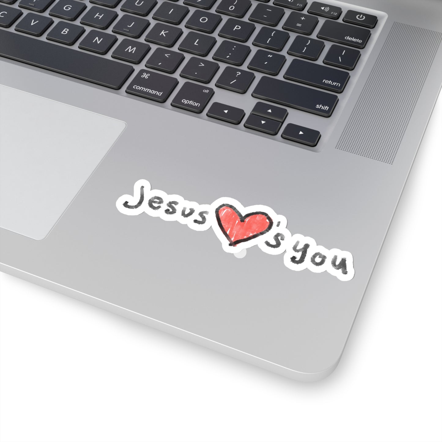 Jesus Loves You Horizontal Sticker