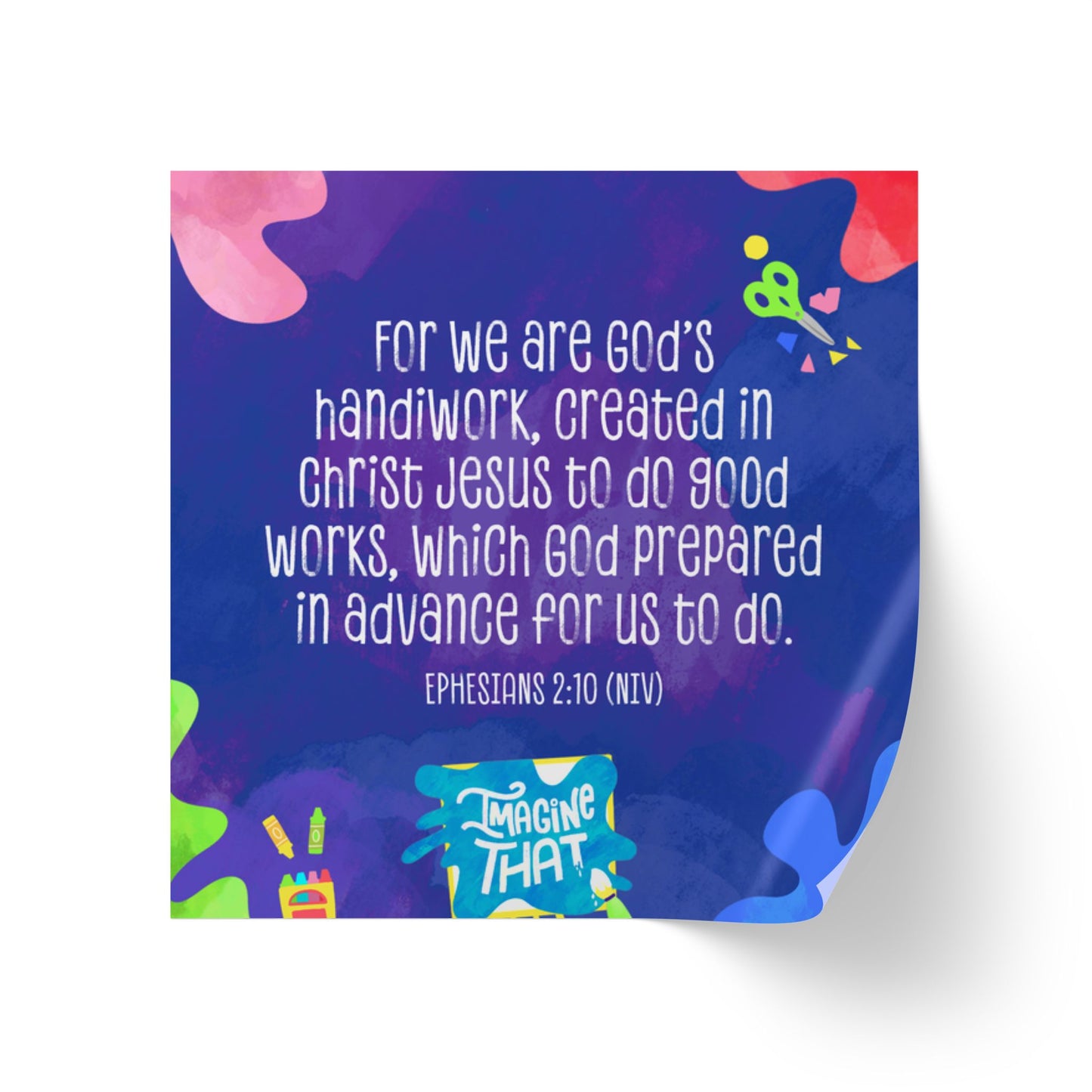 Memory Verse Sticker Roll | V8 | Imagine That
