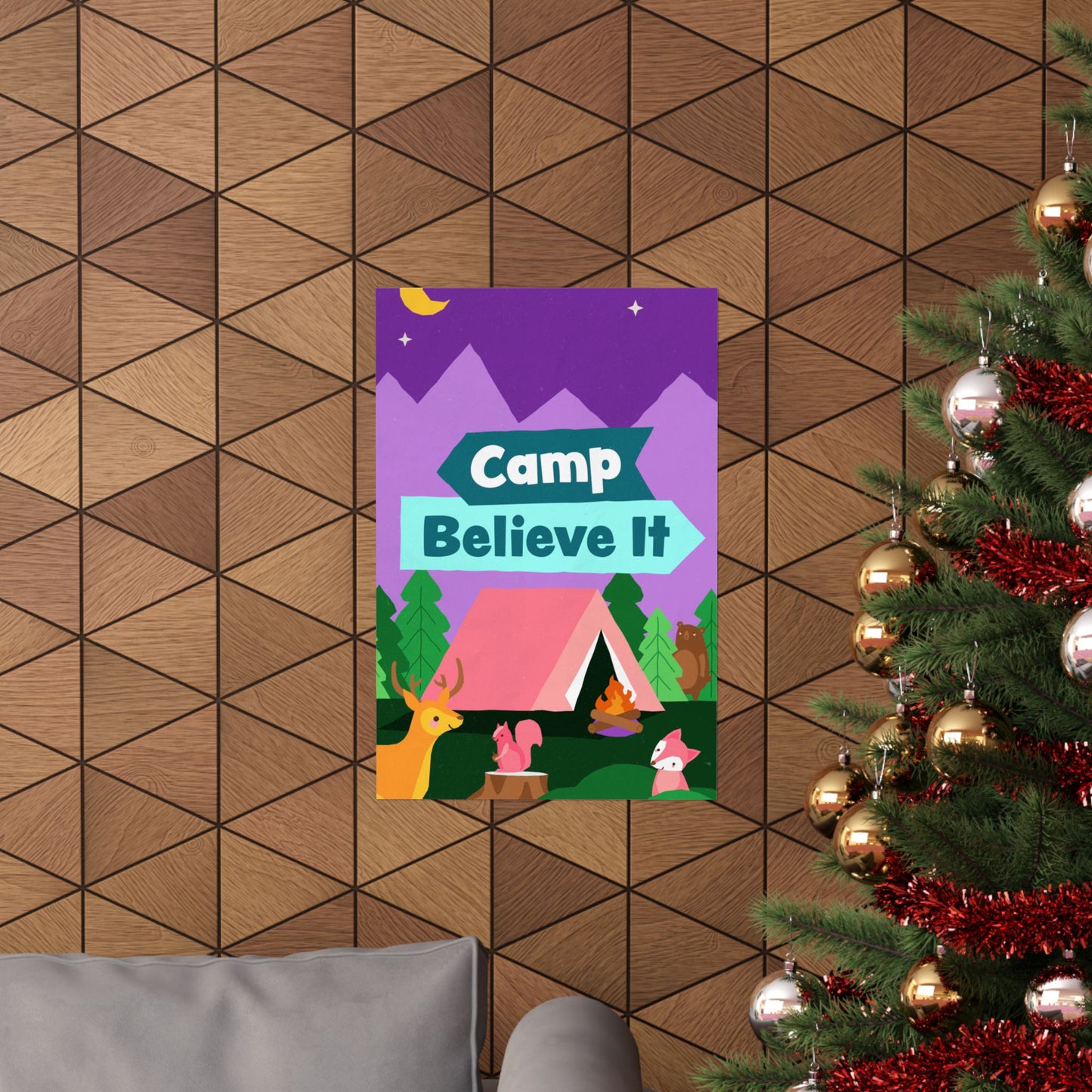 Poster | V8 | Camp Believe It Preschool Series Graphic | Vertical