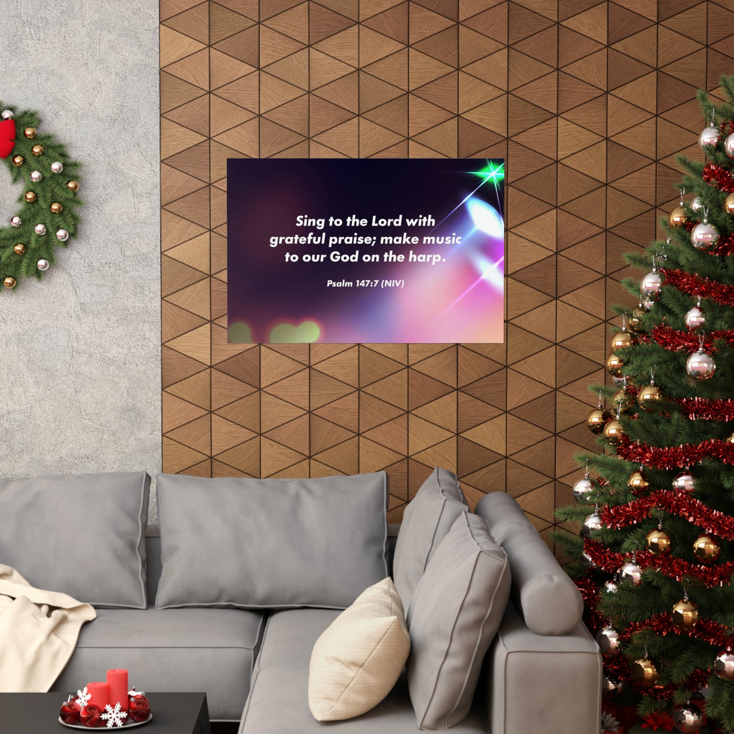 Poster I V7 I Turn It Up Memory Verse Graphic I Horizontal