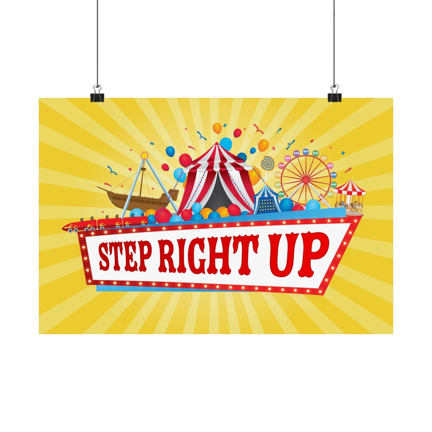 Poster I VBS I Step Right Up Series Graphic I Horizontal