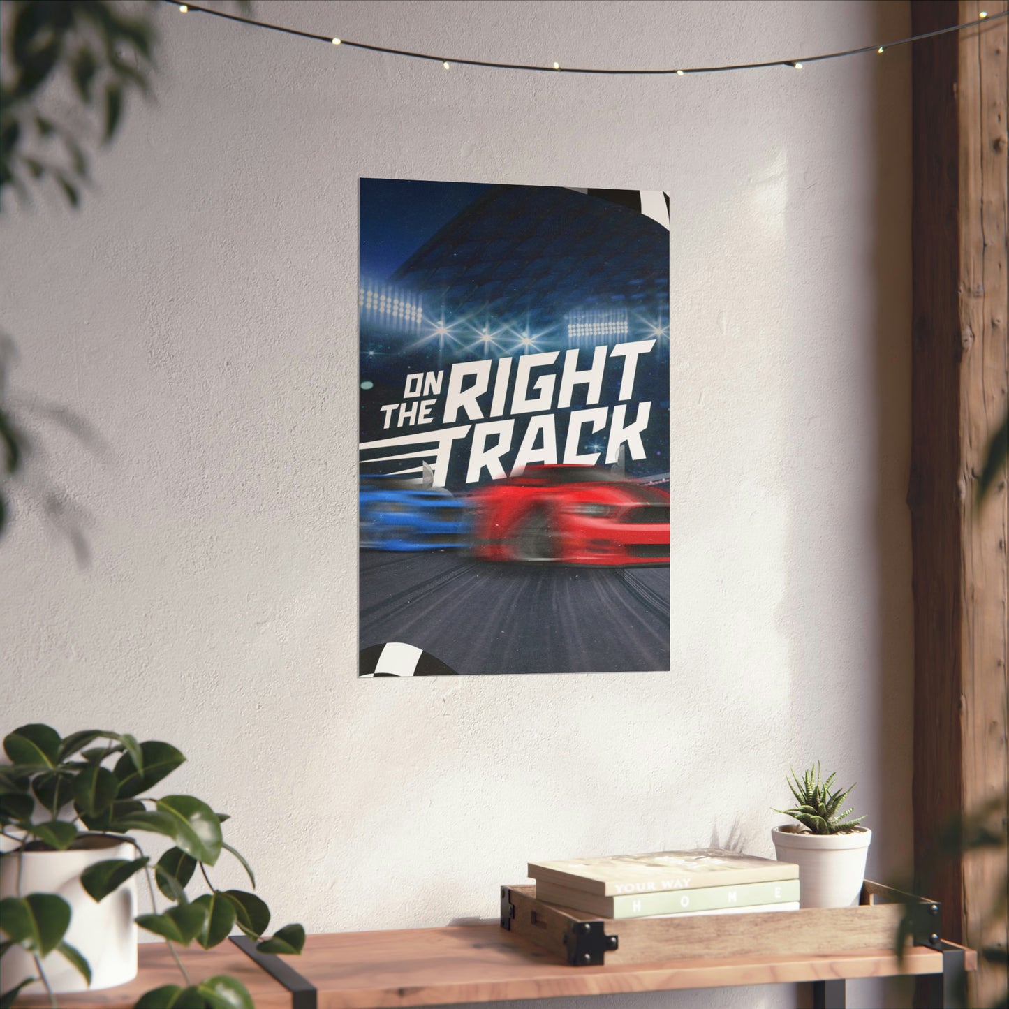 Poster | V7 | On The Right Track Series Graphic | Vertical
