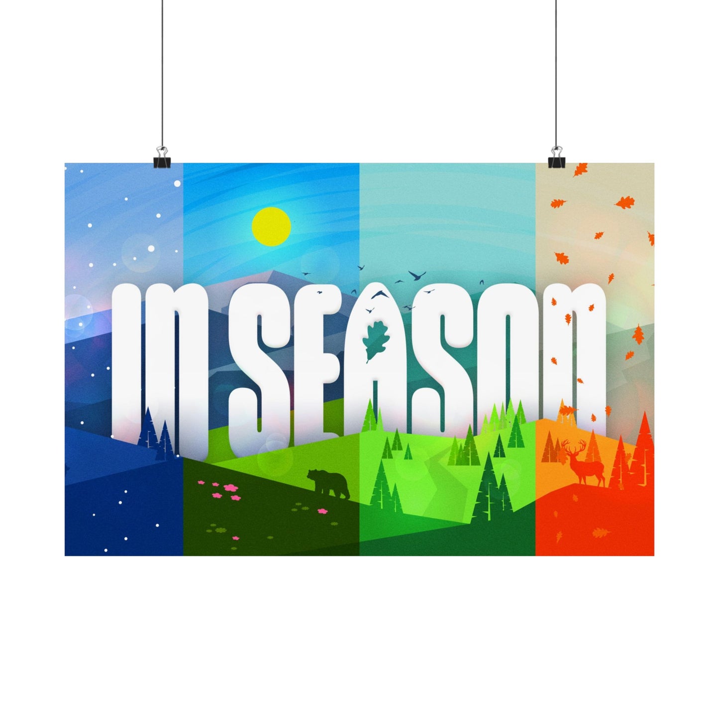 Poster | V | In Season Elementary Series Graphic | Horizontal