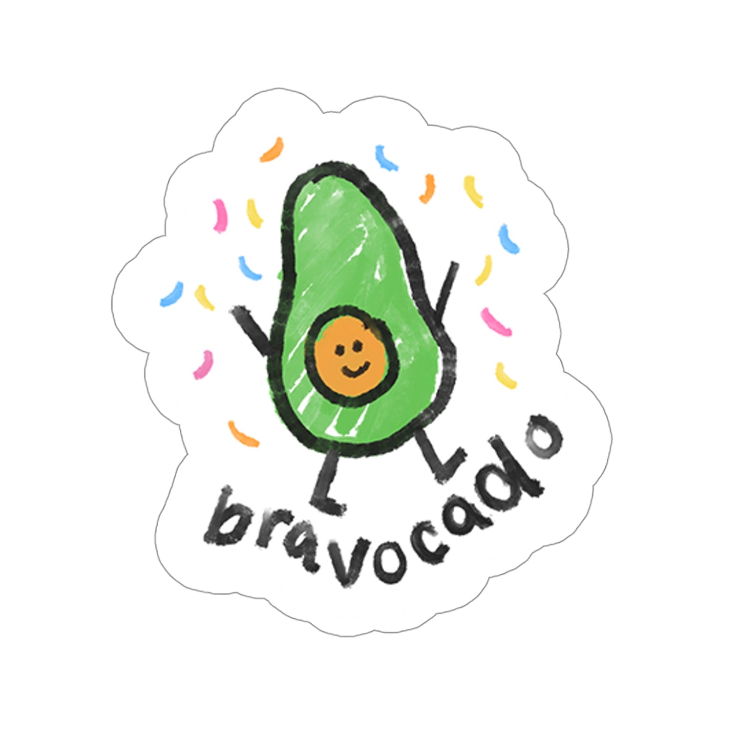 Bravocado Sticker