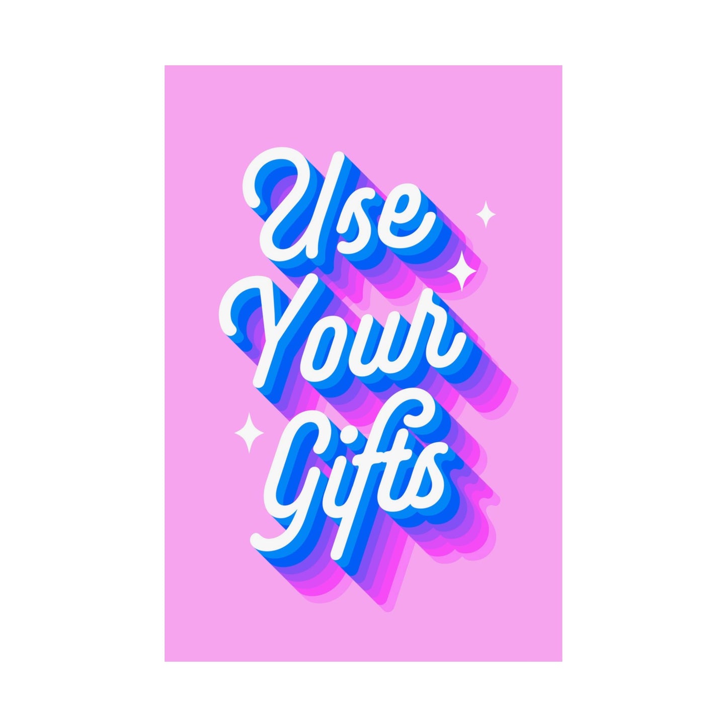 Poster I V8 I Use Your Gifts Discipleship Graphic I Vertical