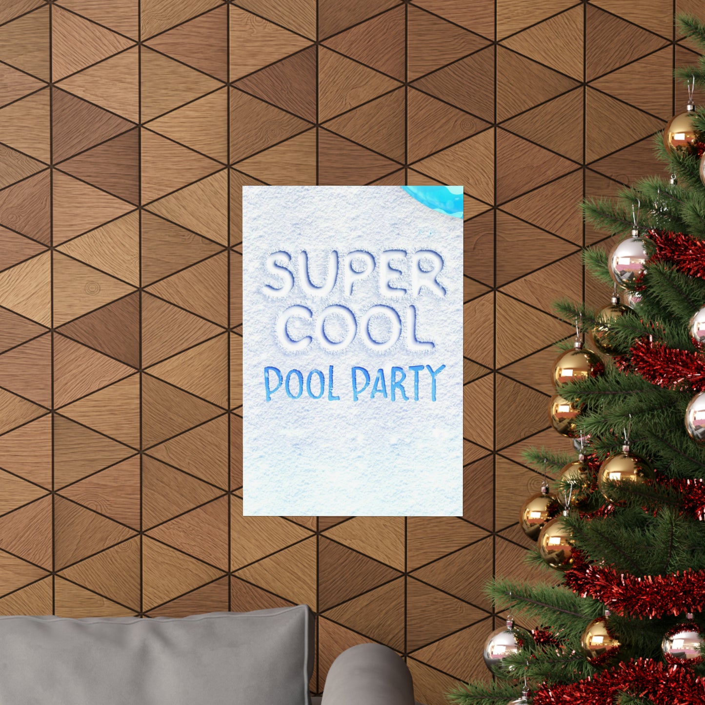Poster I V7 I Super Cool Pool Party Event Graphic I Vertical