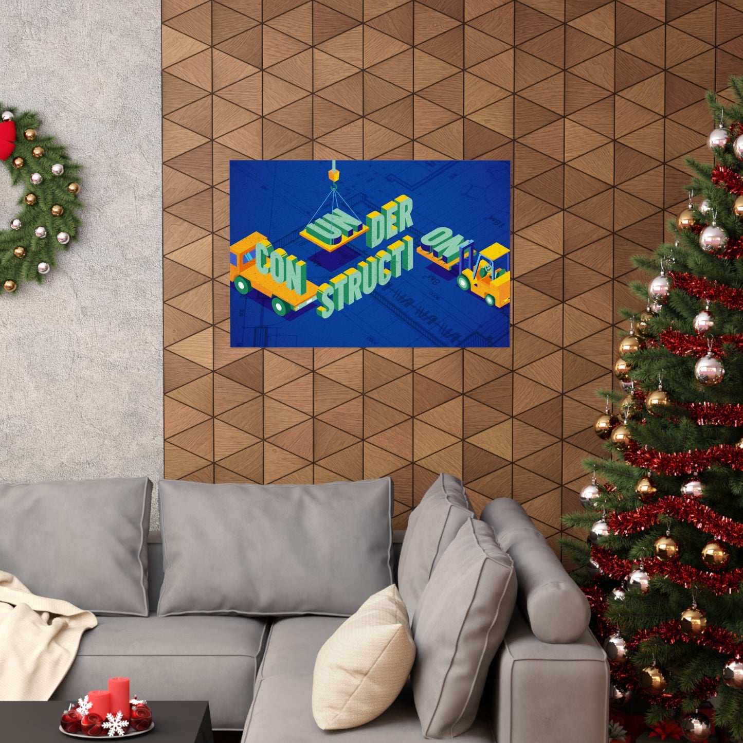 Poster | V8 | Under Construction Series Graphic | Horizontal