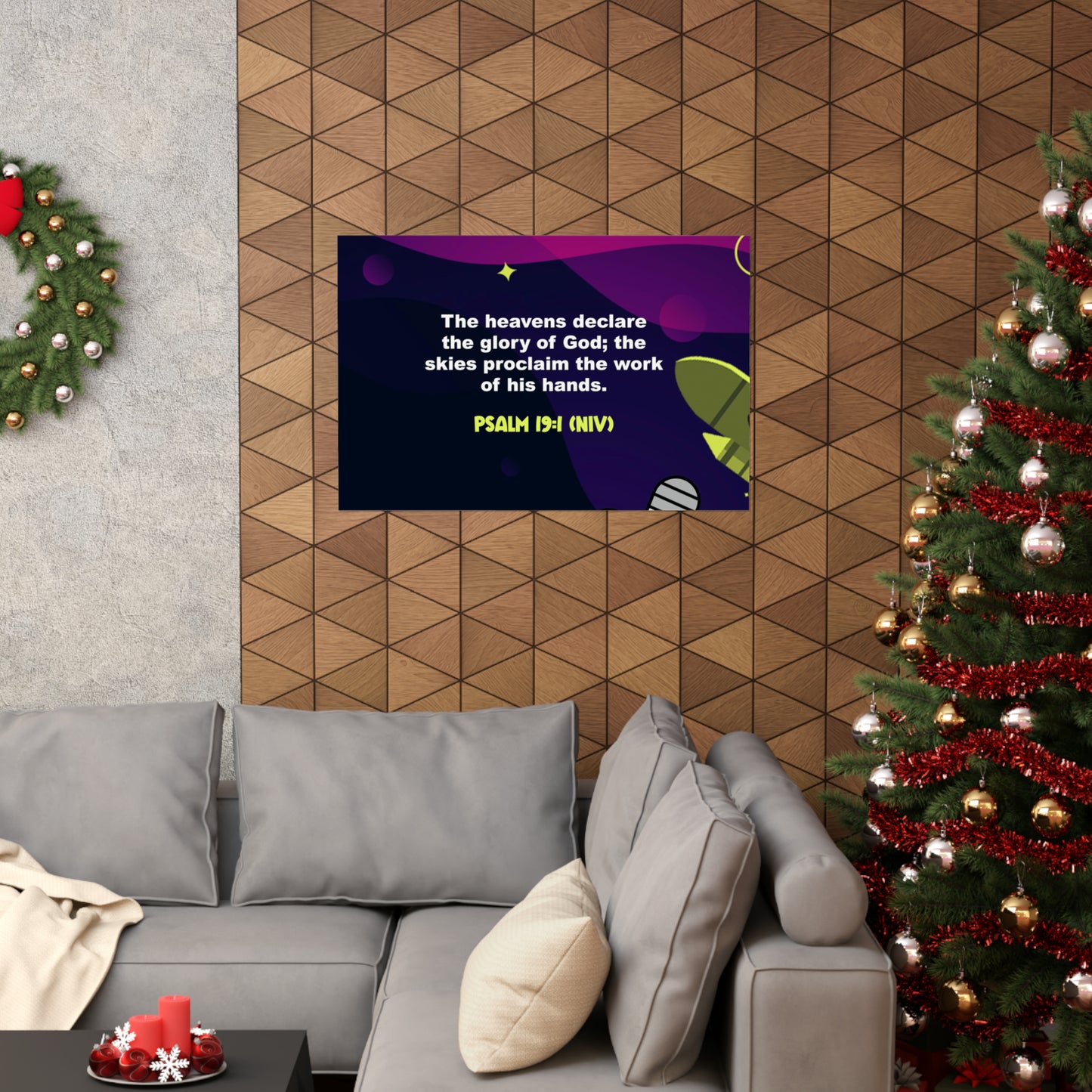 Poster I V7 I One Small Step Memory Verse Graphic I Horizontal