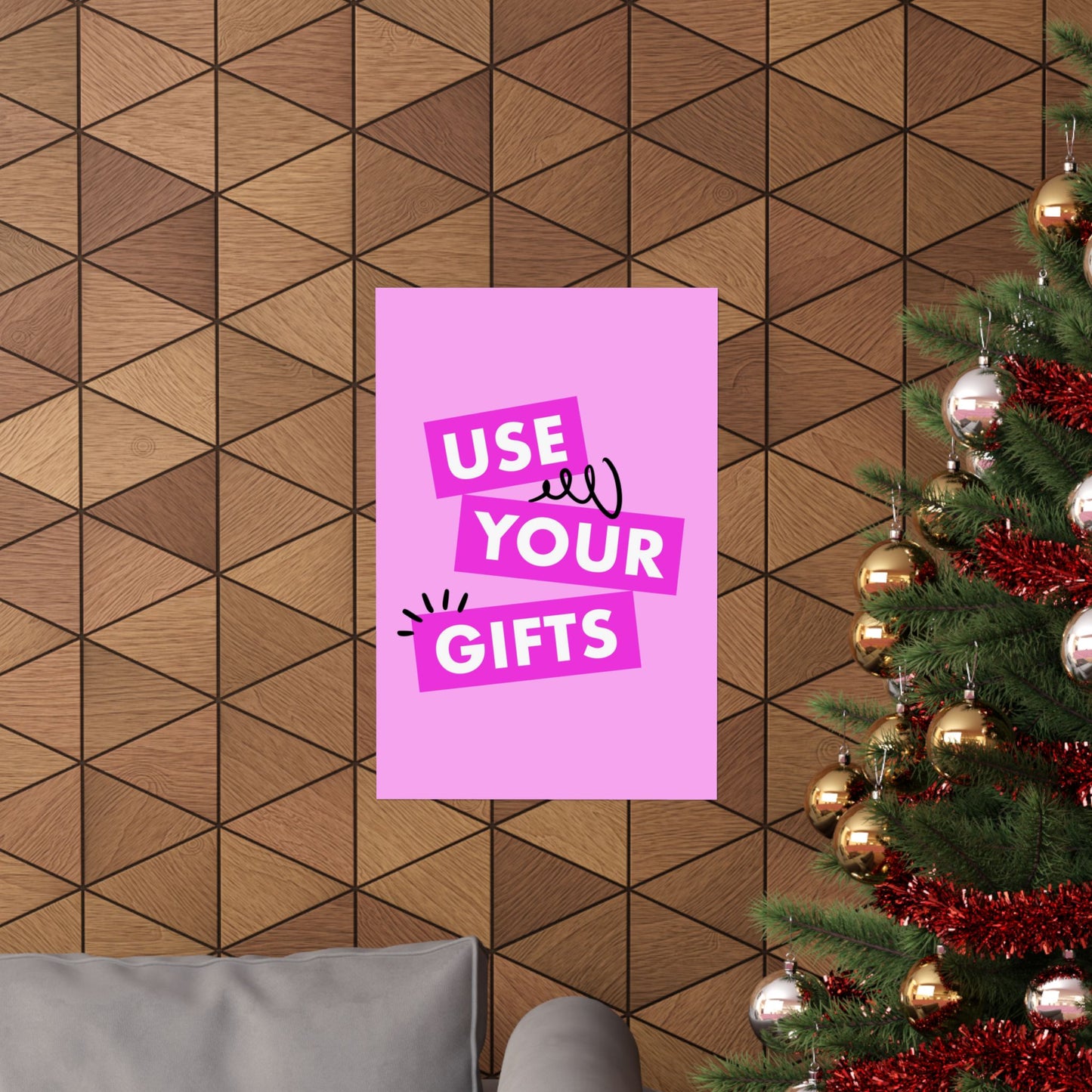 Poster I V8 I Use Your Gifts Discipleship Graphic I Vertical