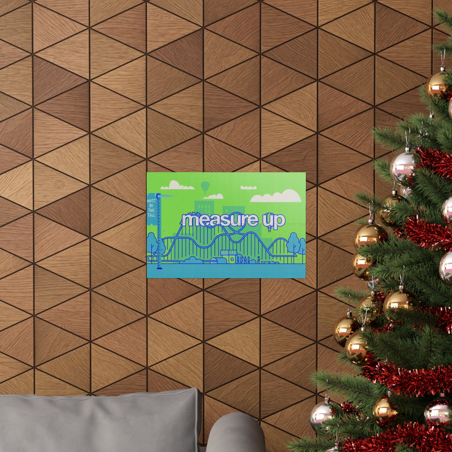 Poster I V6 I Measure Up Series Graphic I Horizontal