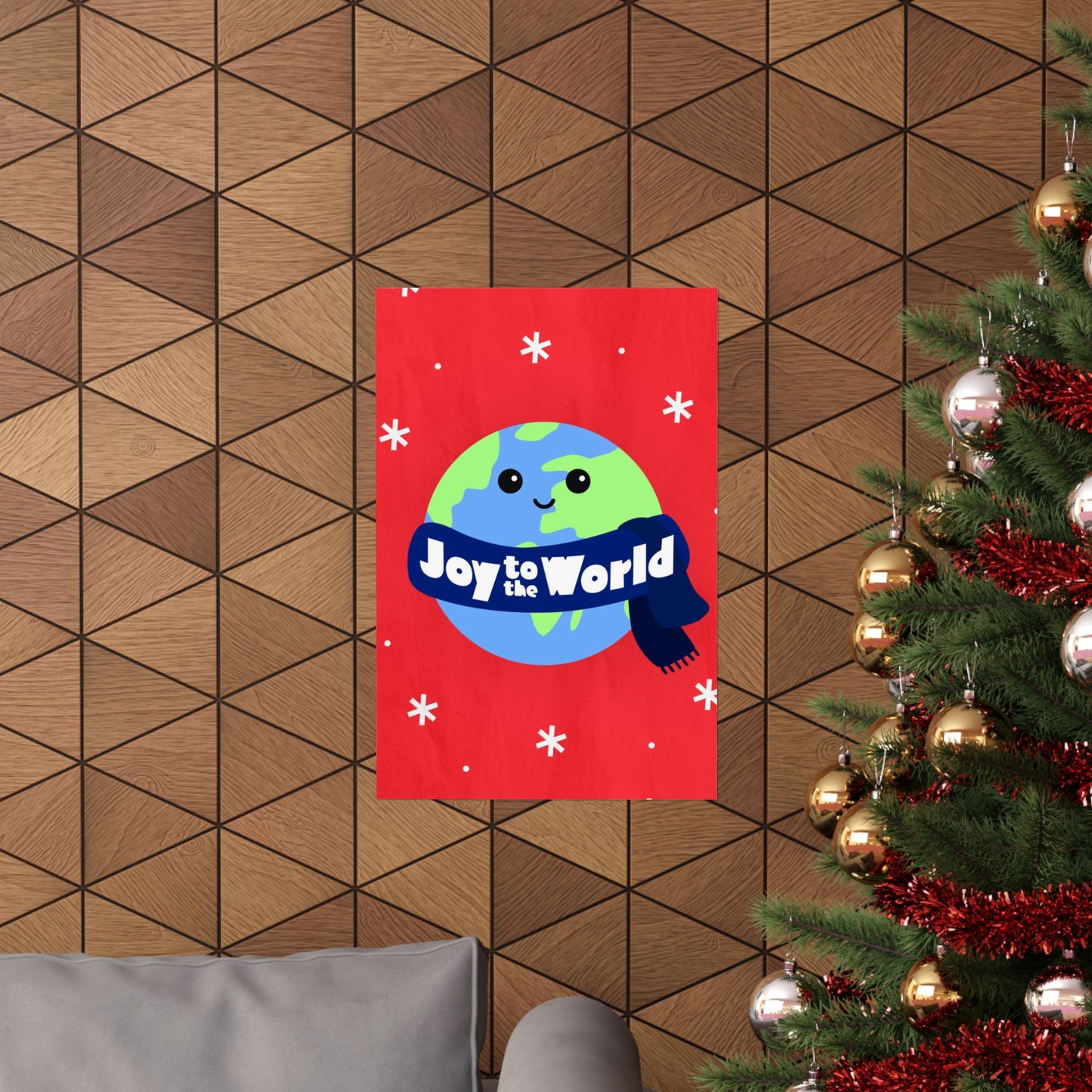 Poster I V5 I Joy To The World Preschool Series Graphic I Vertical