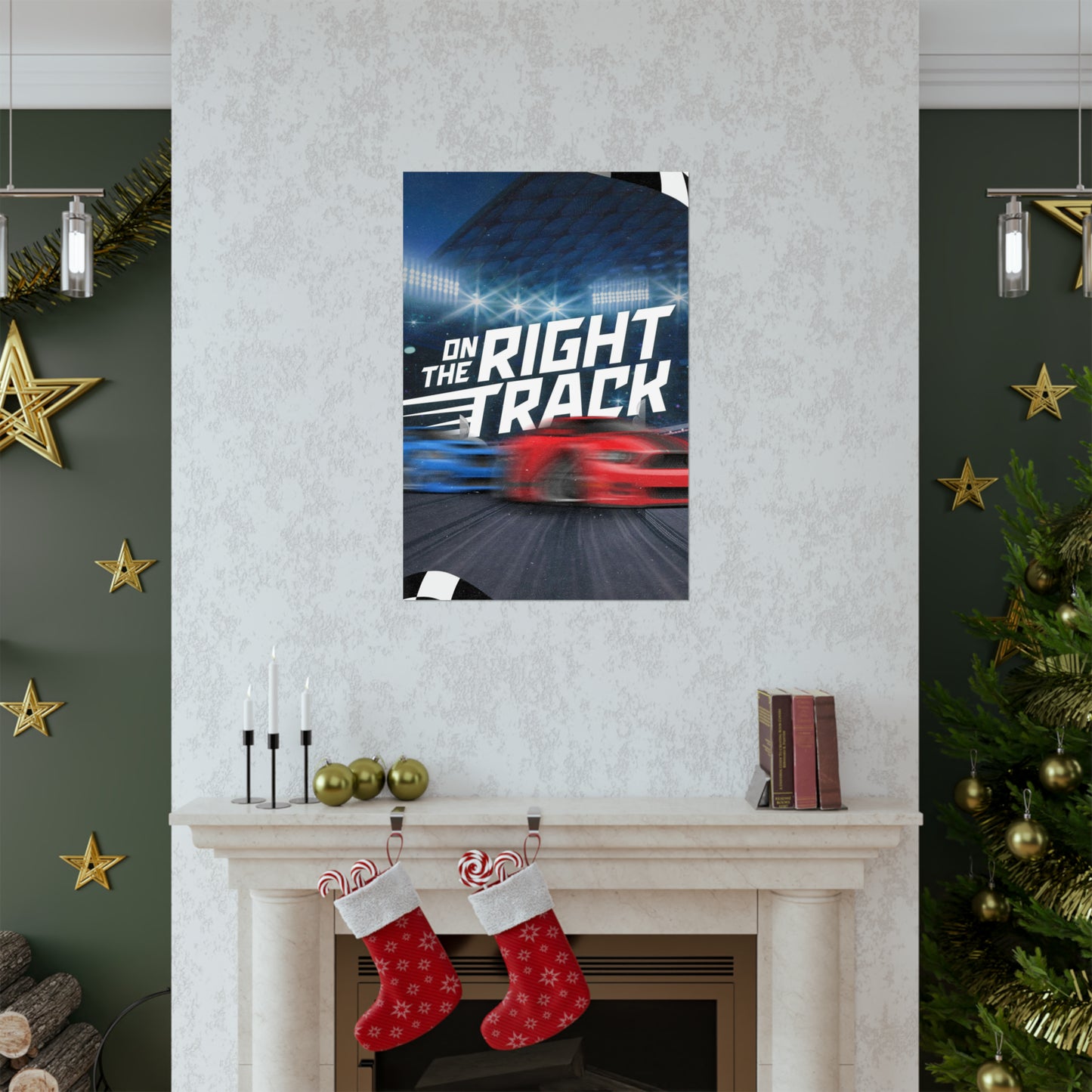 Poster | V7 | On The Right Track Series Graphic | Vertical