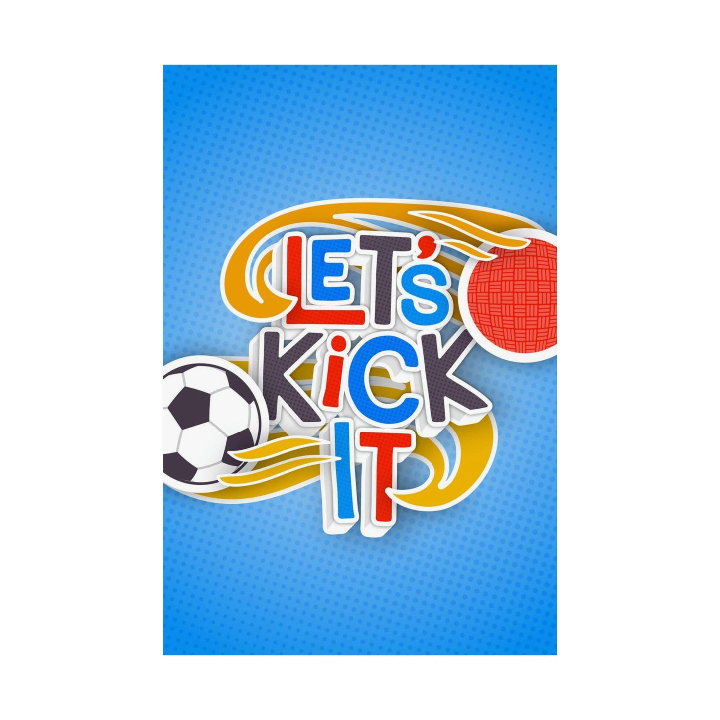 Poster I V7 I Let's Kick It Event Graphic I Vertical