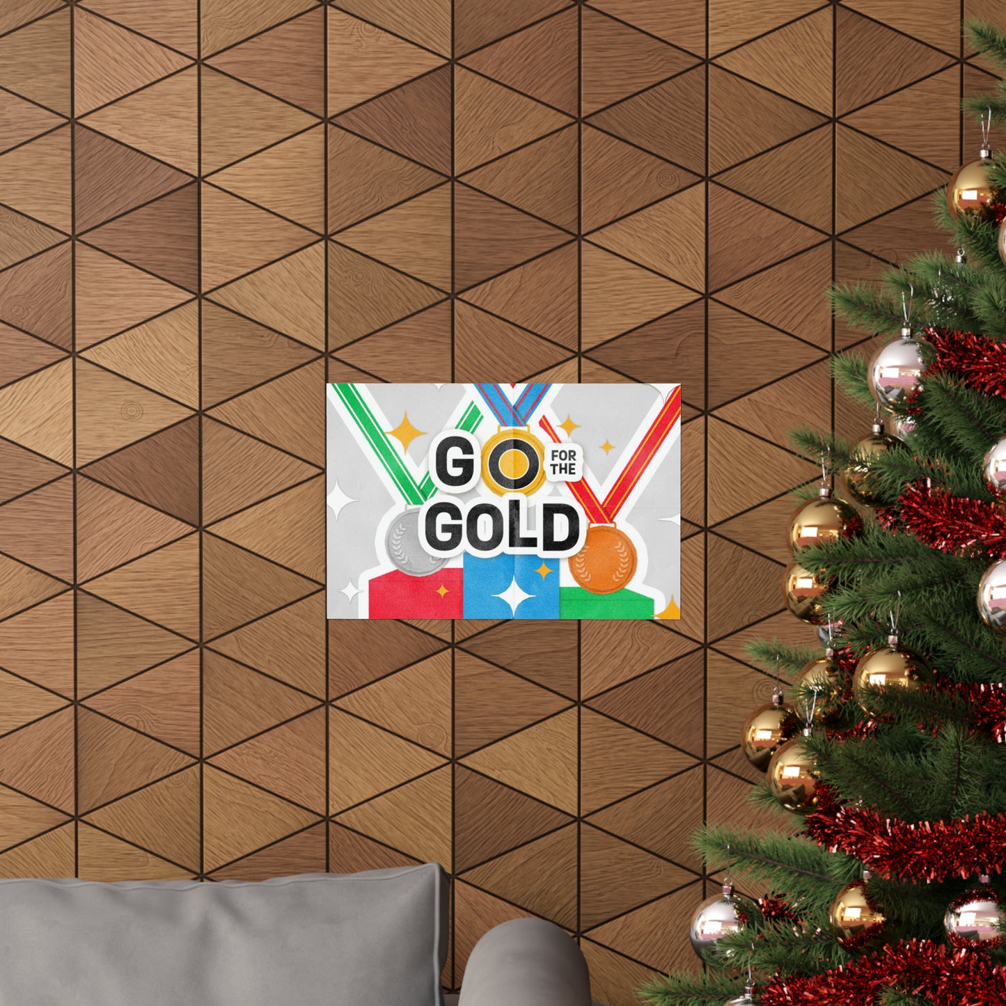 Poster I V7 I Go For The Gold Event Graphic I Horizontal