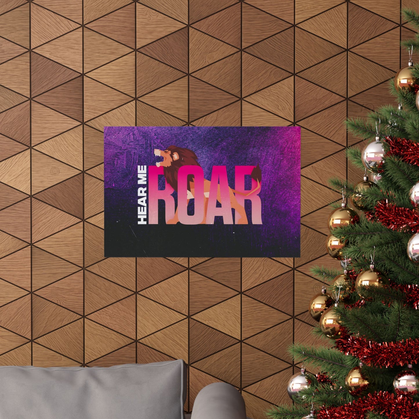 Poster I V6 I Hear Me Roar Preschool Series Graphic I Horizontal