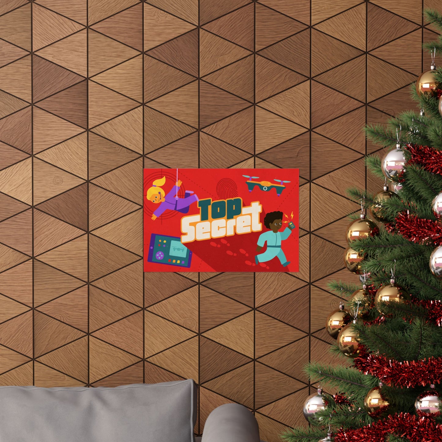 Poster | V9 | Top Secret Preschool Series Graphic | Horizontal