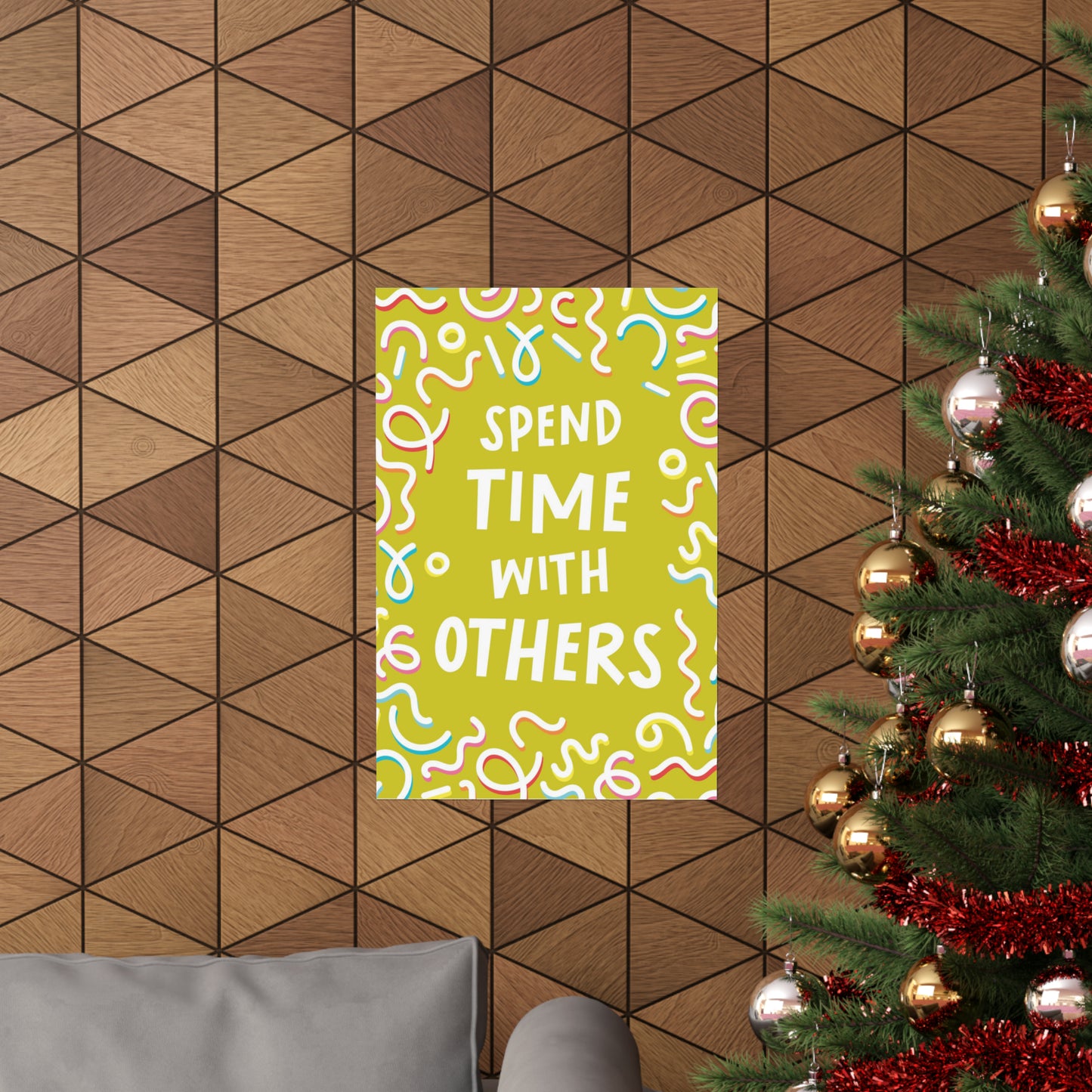Poster I V7 I Spend Time With Others Discipleship Graphic I Vertical