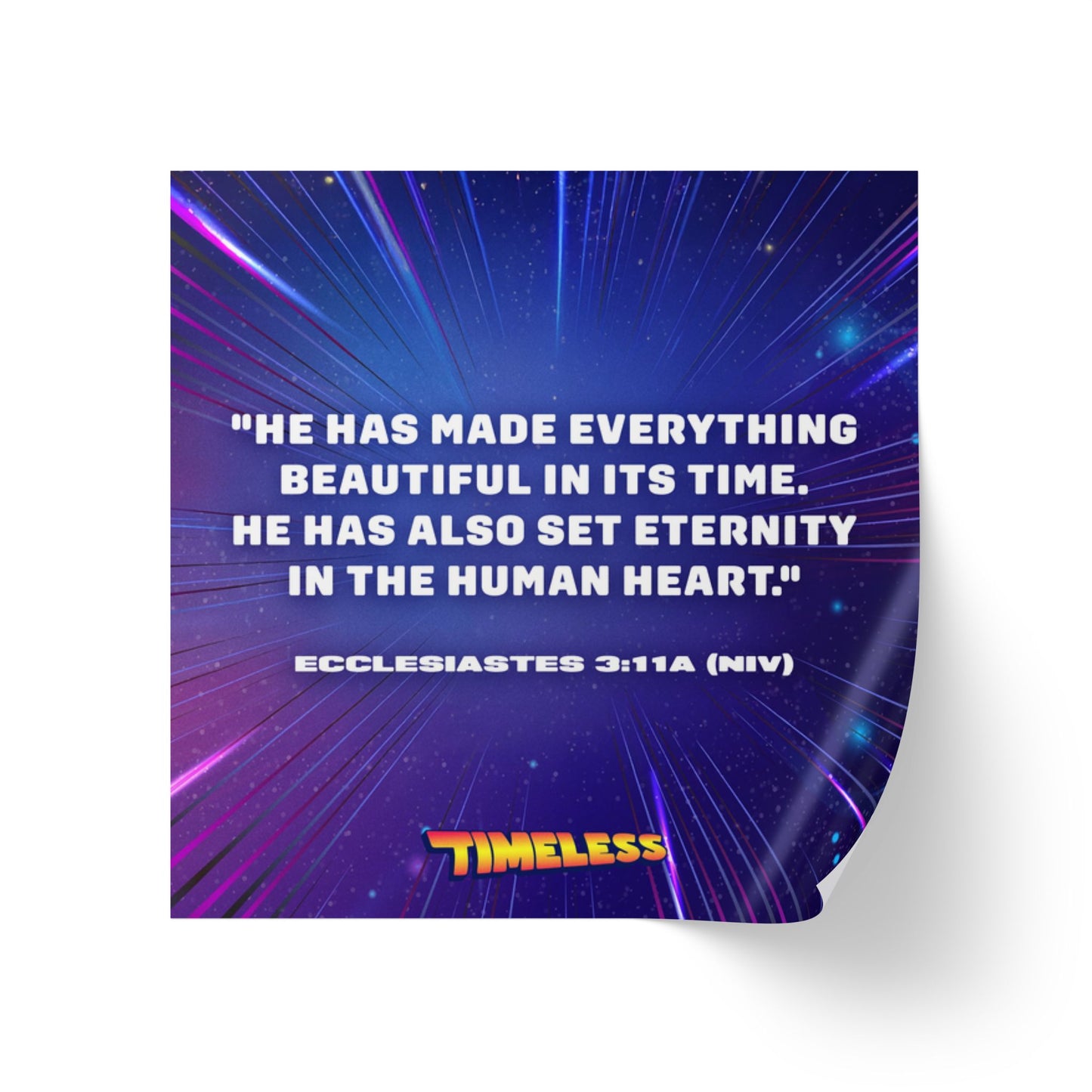 Memory Verse Sticker Roll | V9 | Timeless Elementary