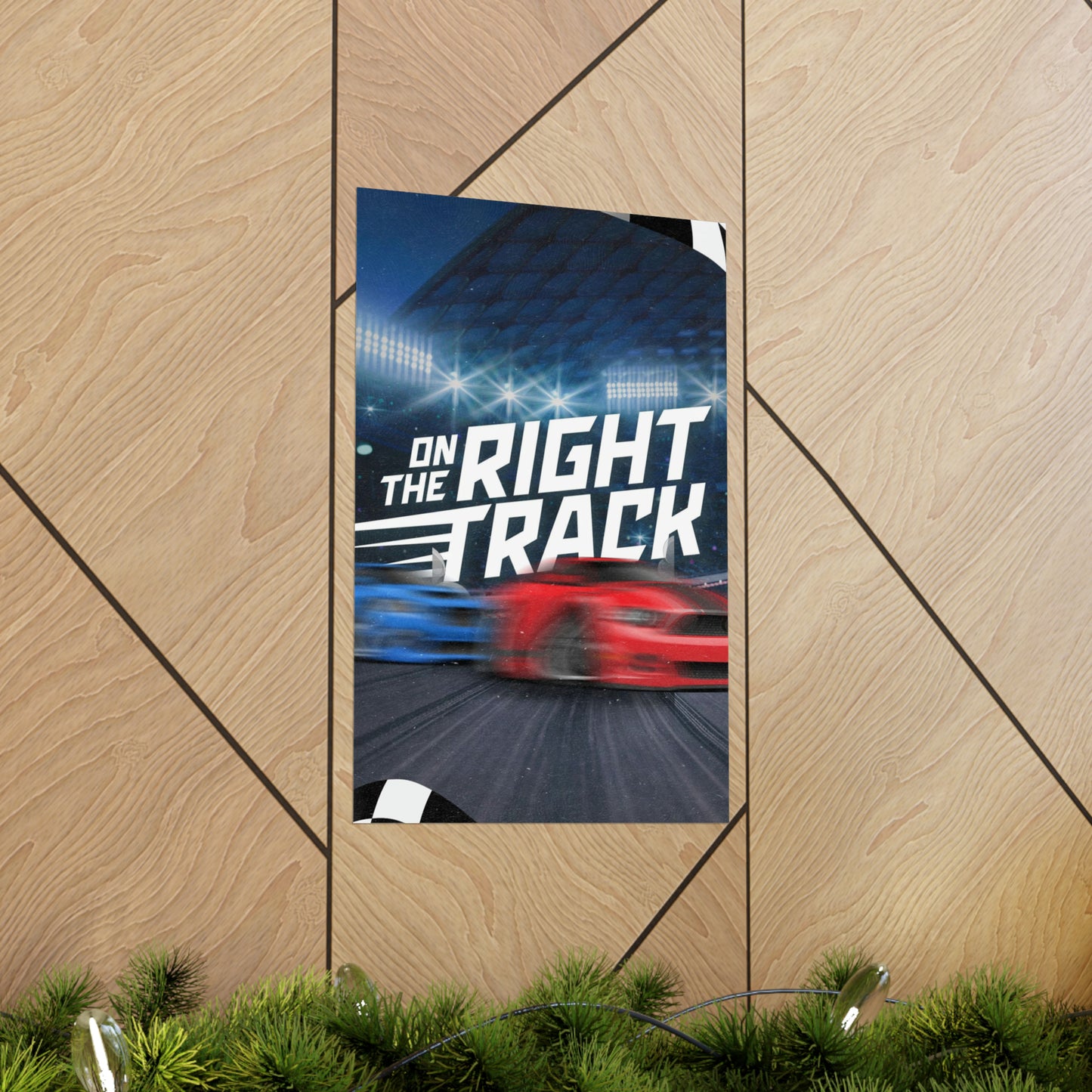 Poster | V7 | On The Right Track Series Graphic | Vertical