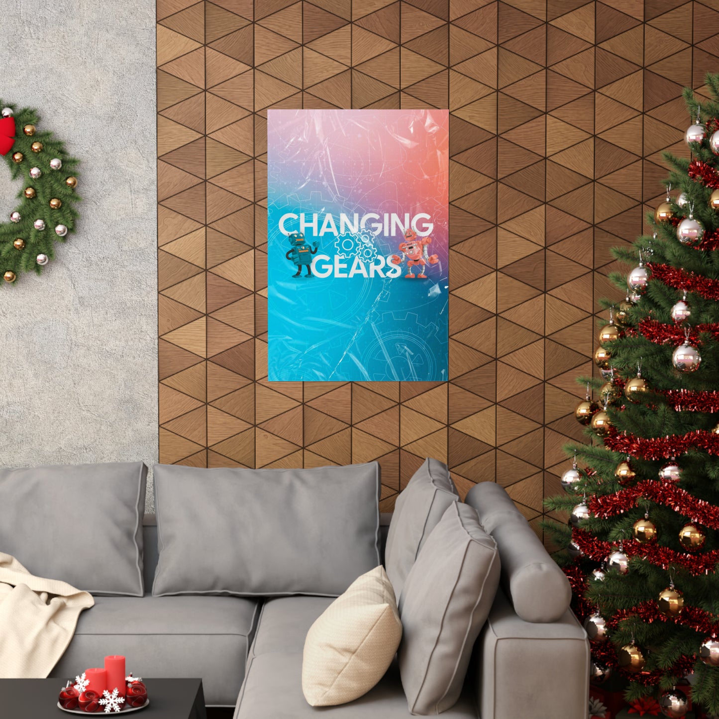 Poster I V6 I Changing Gears Series Graphic I Vertical