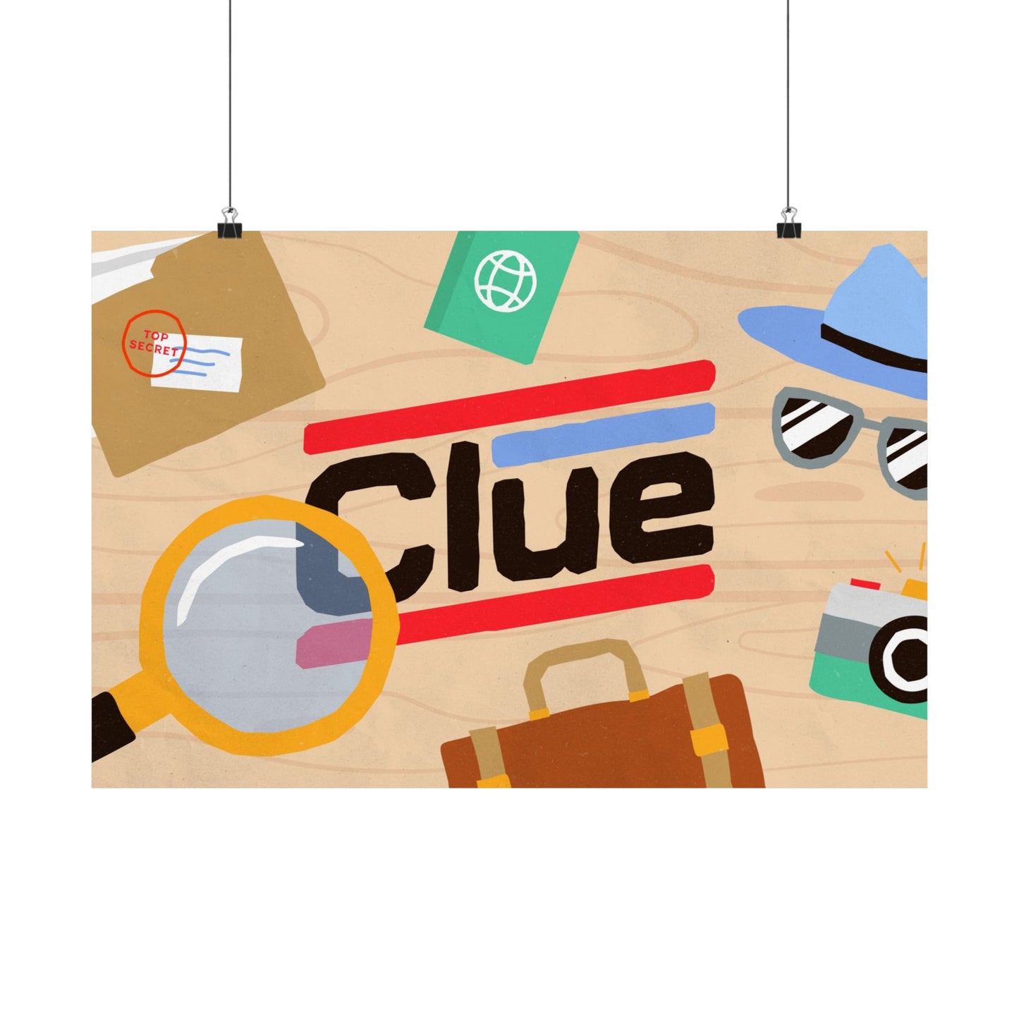 Poster | V9 | Clue Preschool Series Graphic | Horizontal